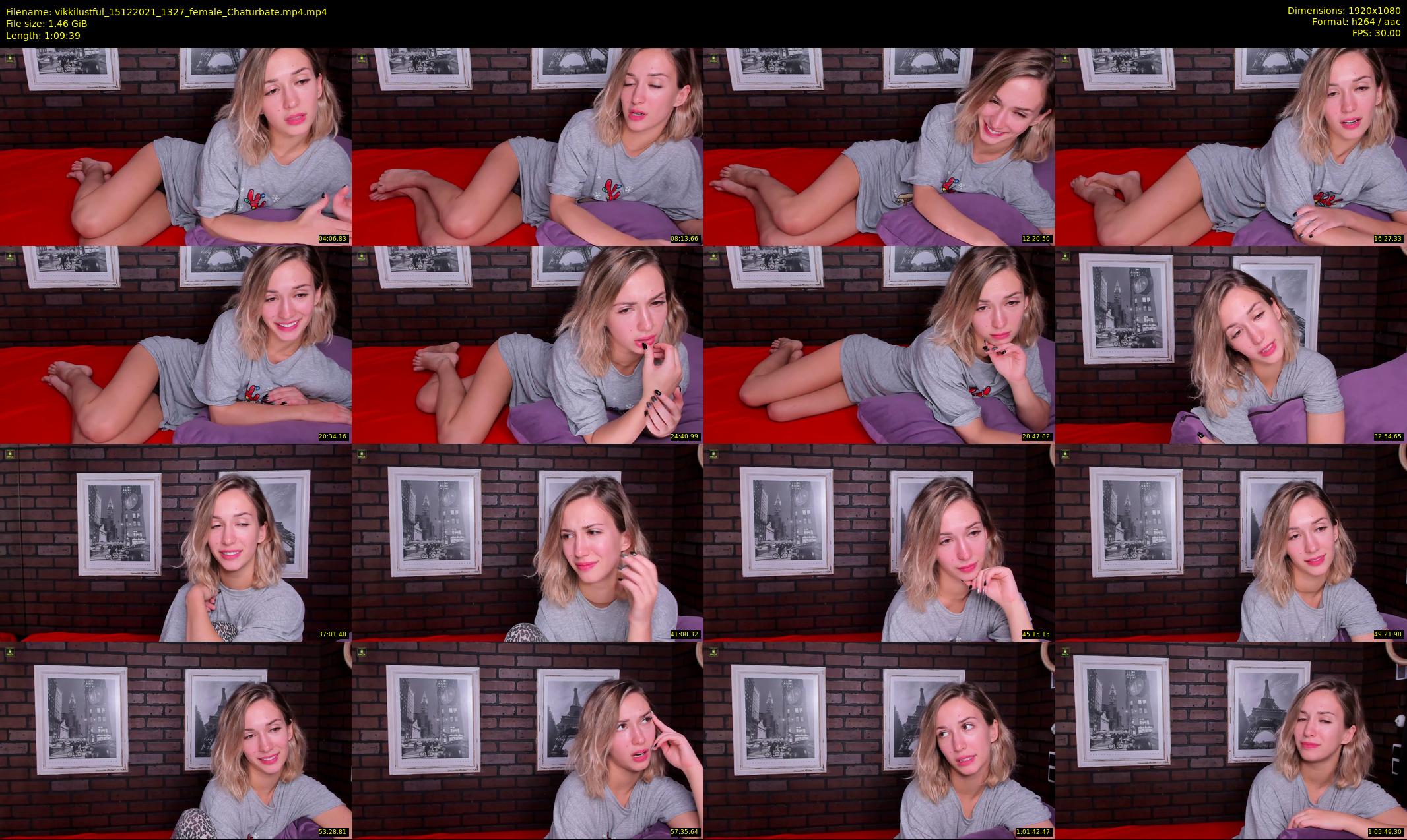 vikkilustful — 70 minute Chaturbate female cam show recording, 1080p, Dec 15, 2021