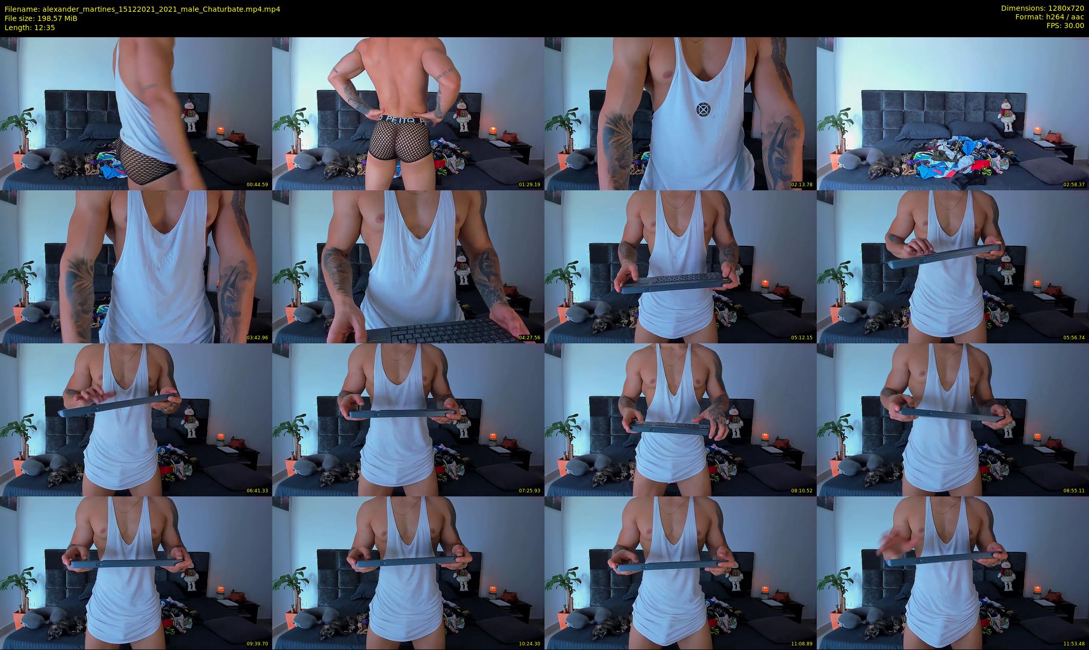 alexander_martines — 13 minute Chaturbate male cam show recording, 720p, Dec 15, 2021