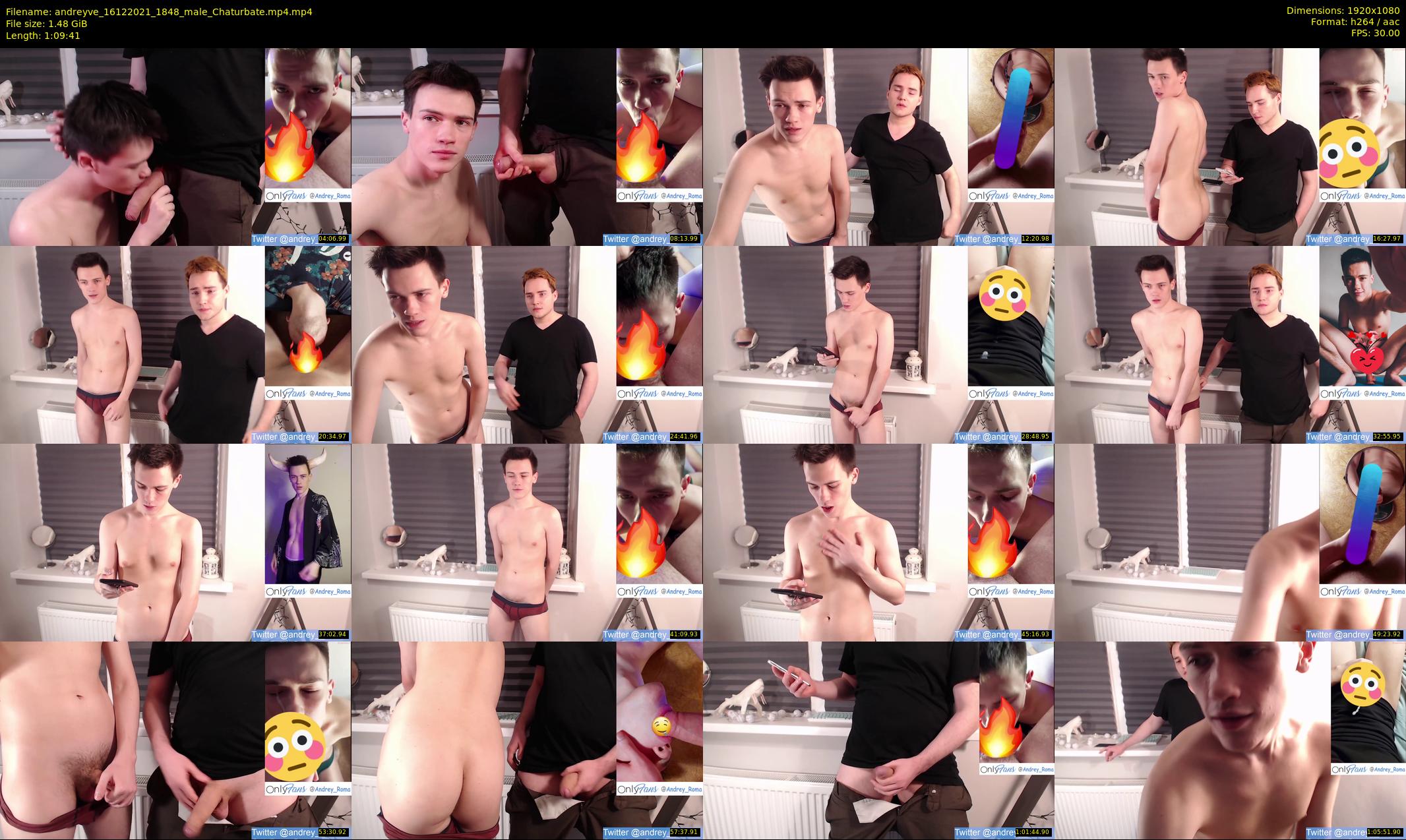 andreyve — 70 minute Chaturbate male cam show recording, 1080p, Dec 16, 2021