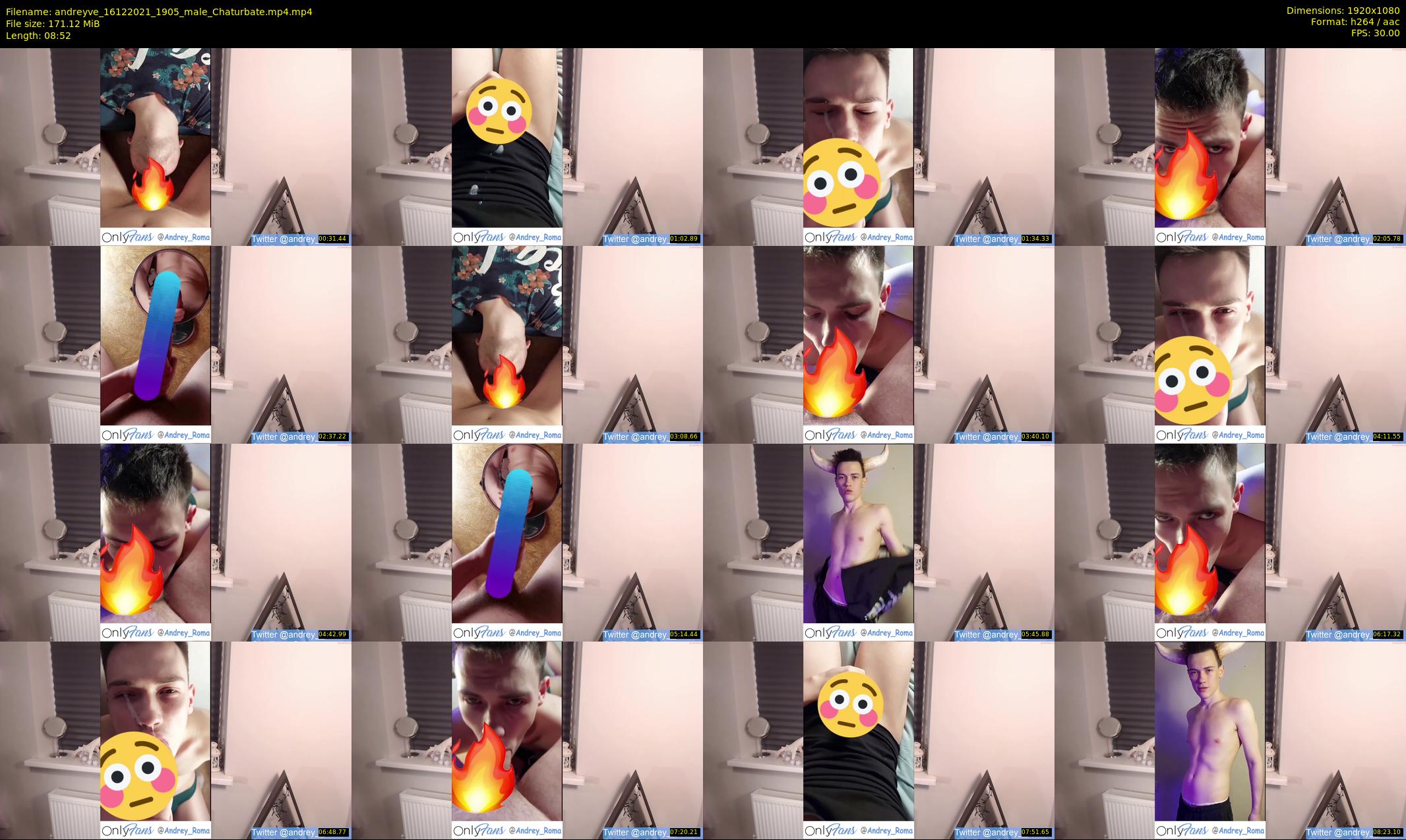 andreyve — 9 minute Chaturbate male cam show recording, 1080p, Dec 16, 2021