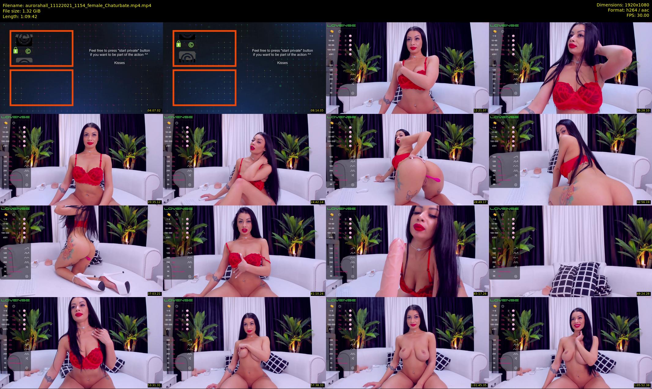 aurorahall — 70 minute Chaturbate female cam show recording, 1080p, Dec 11, 2021