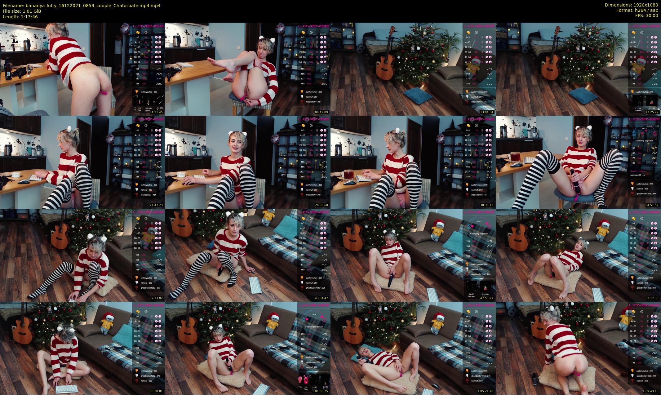 bananya_kitty — 74 minute Chaturbate couple cam show recording, 1080p, Dec 16, 2021
