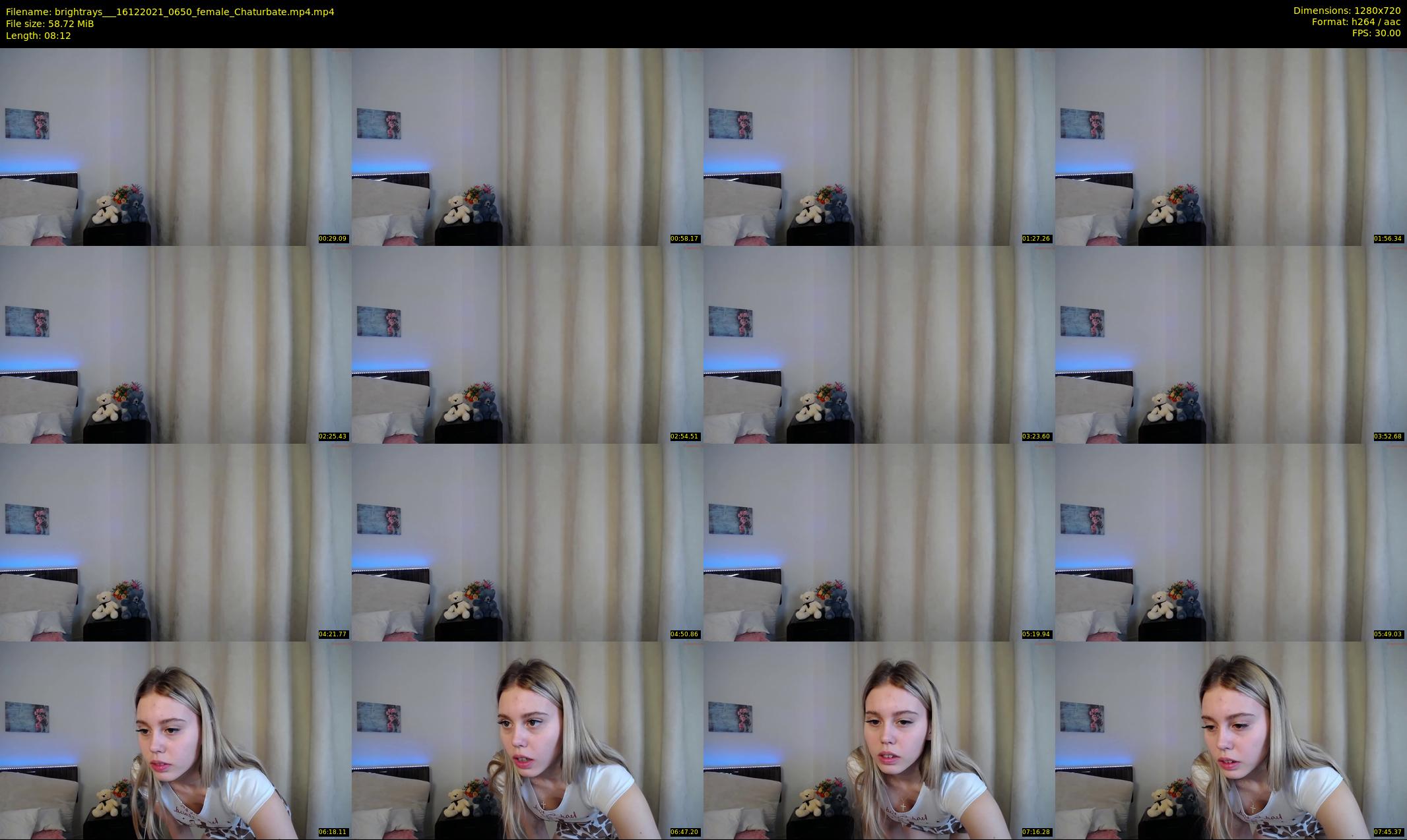 brightrays__ — 9 minute Chaturbate female cam show recording, 720p, Dec 16, 2021