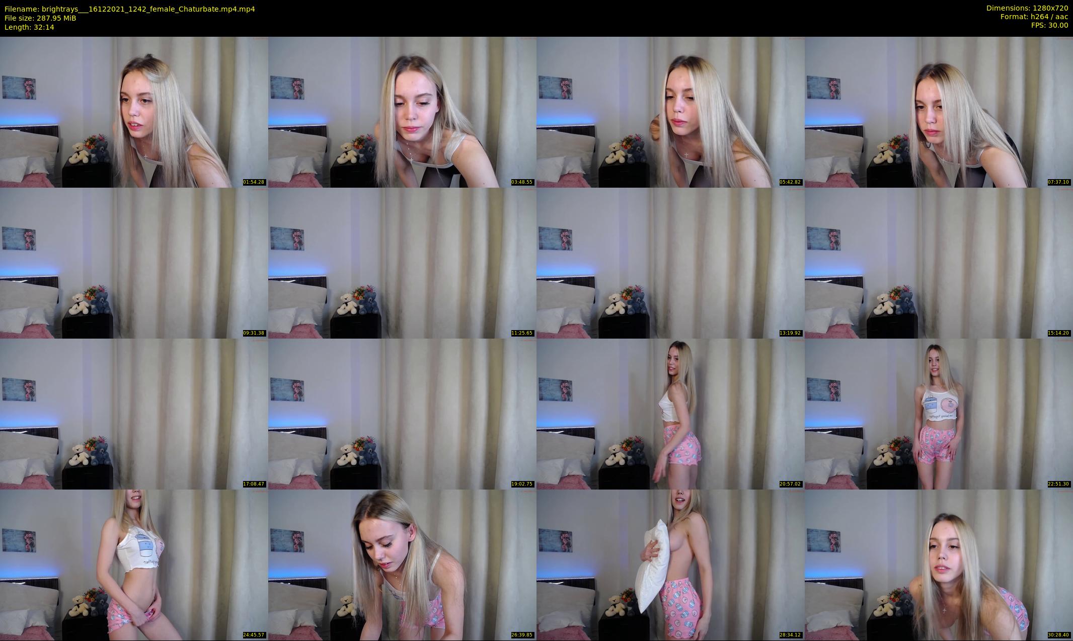 brightrays__ — 33 minute Chaturbate female cam show recording, 720p, Dec 16, 2021