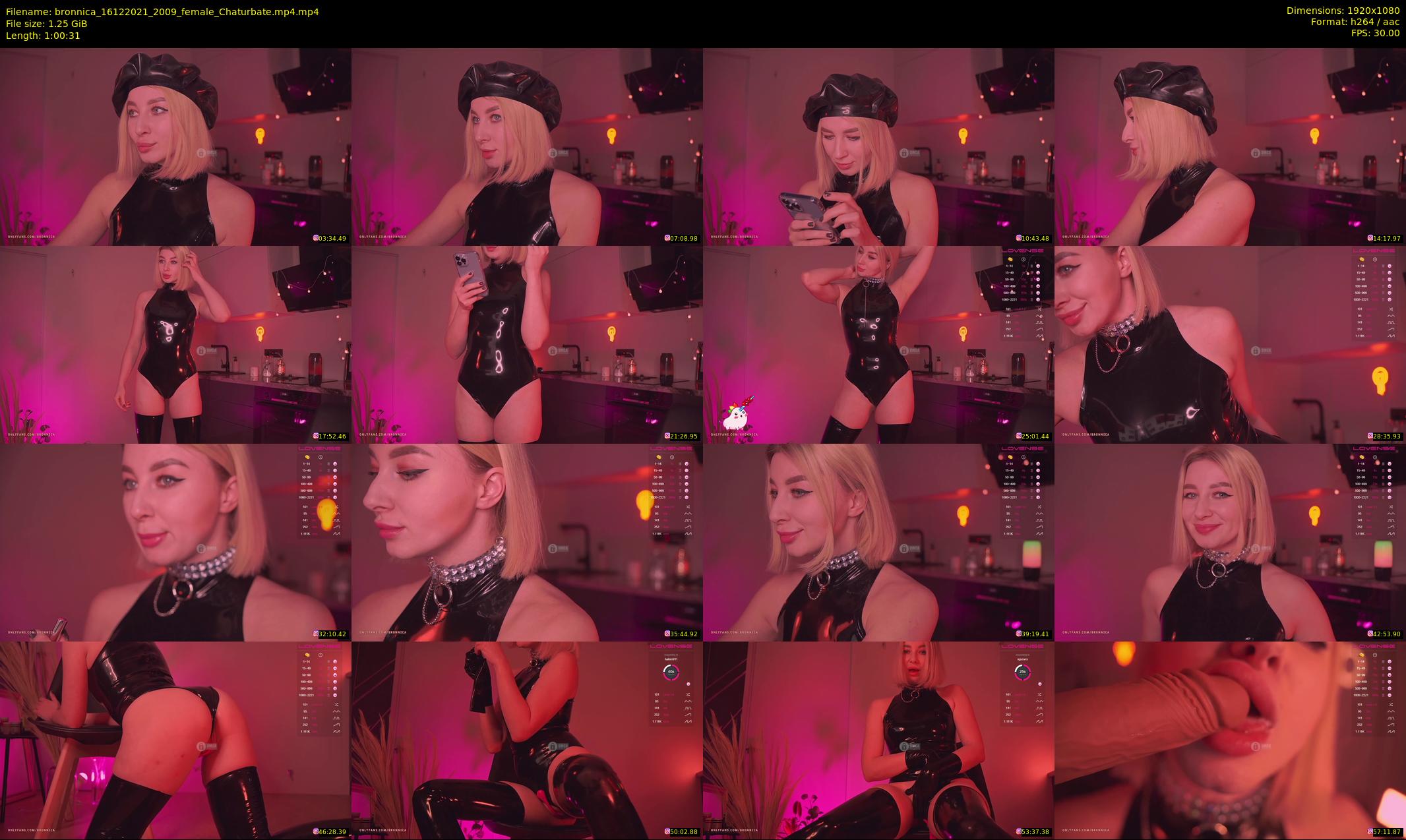 bronnica — 61 minute Chaturbate female cam show recording, 1080p, Dec 16, 2021