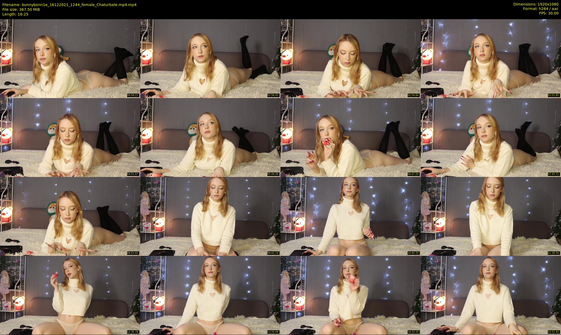 bunnybonn1e — 17 minute Chaturbate female cam show recording, 1080p, Dec 16, 2021