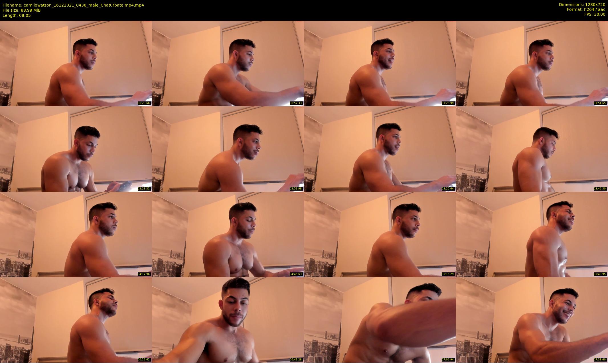 camilowatson — 9 minute Chaturbate male cam show recording, 720p, Dec 16, 2021