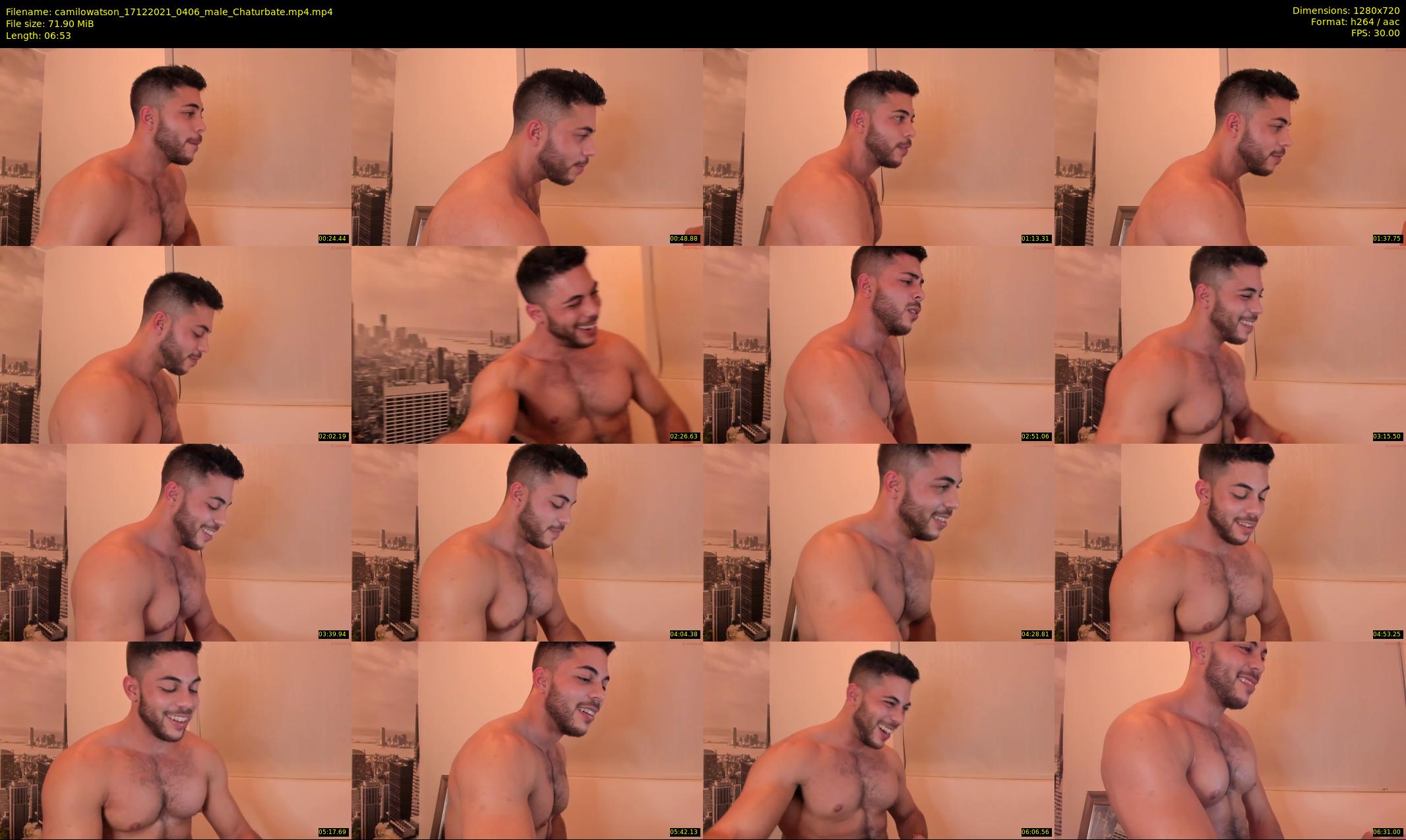 camilowatson — 7 minute Chaturbate male cam show recording, 720p, Dec 17, 2021
