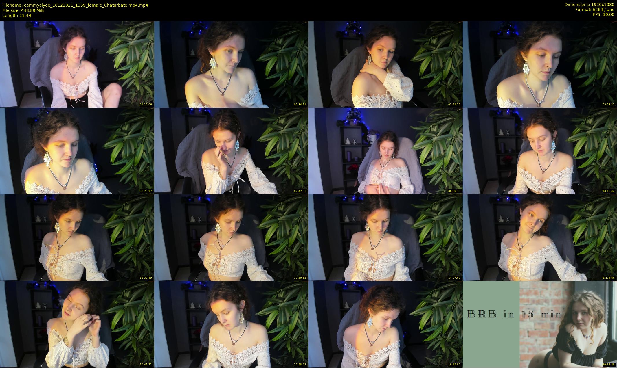 cammyclyde — 22 minute Chaturbate female cam show recording, 1080p, Dec 16, 2021