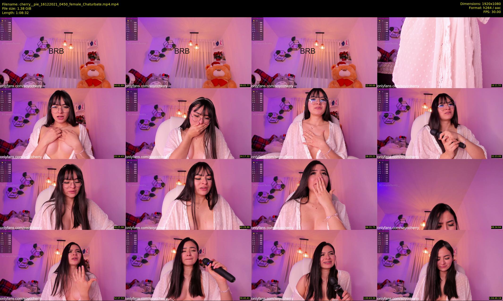 cherry__pie — 69 minute Chaturbate female cam show recording, 1080p, Dec 16, 2021