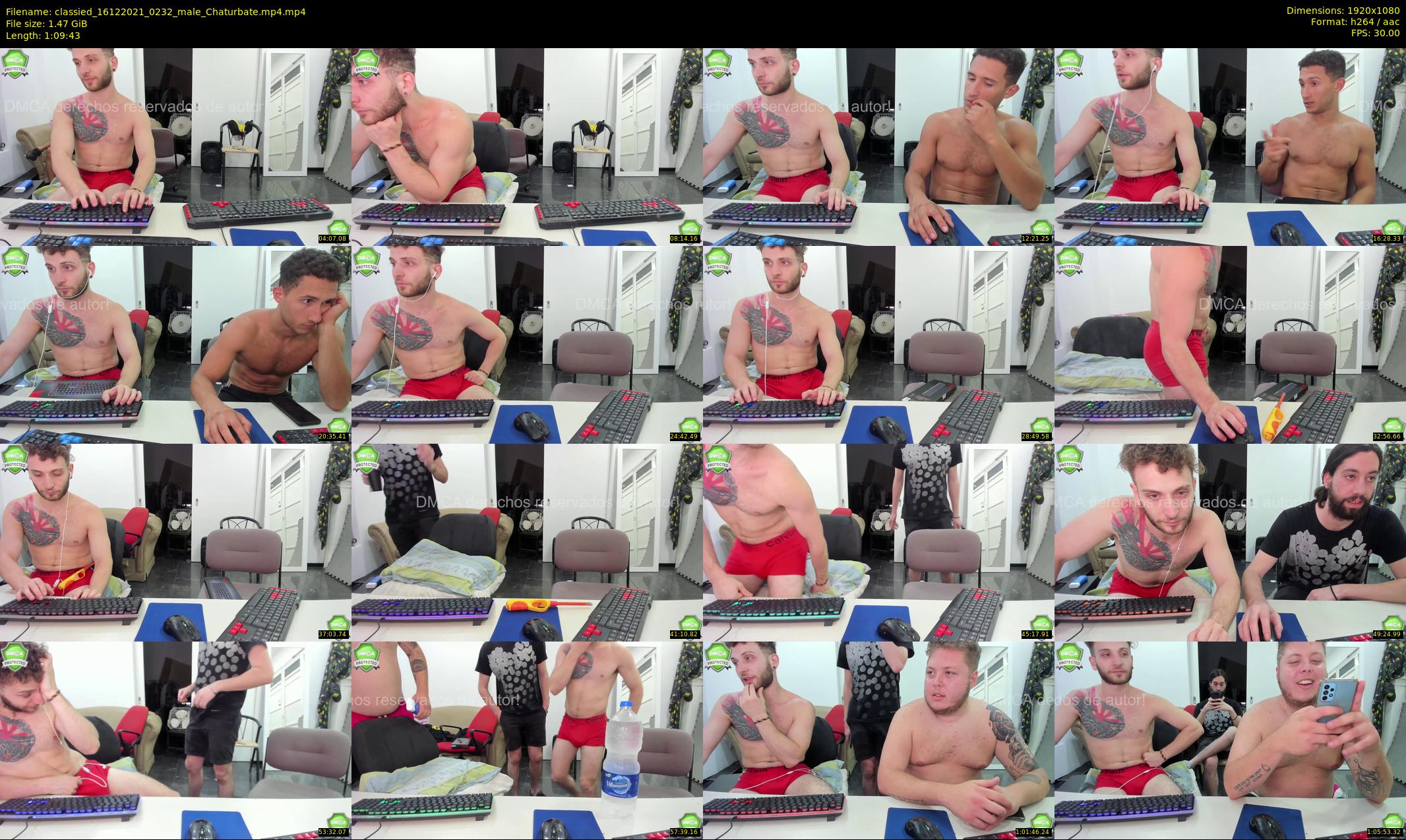 classied — 70 minute Chaturbate male cam show recording, 1080p, Dec 16, 2021
