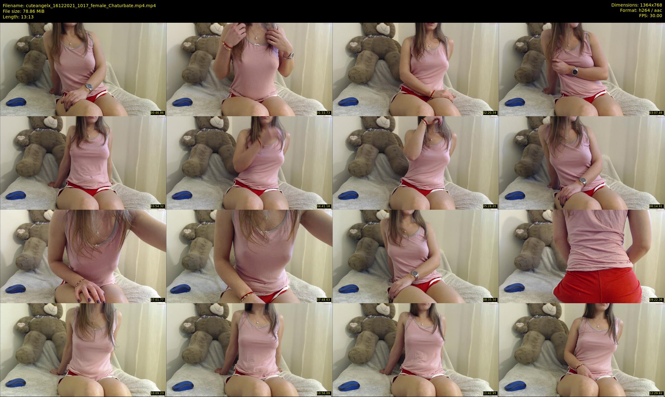 cuteangelx — 14 minute Chaturbate female cam show recording, 720p, Dec 16, 2021