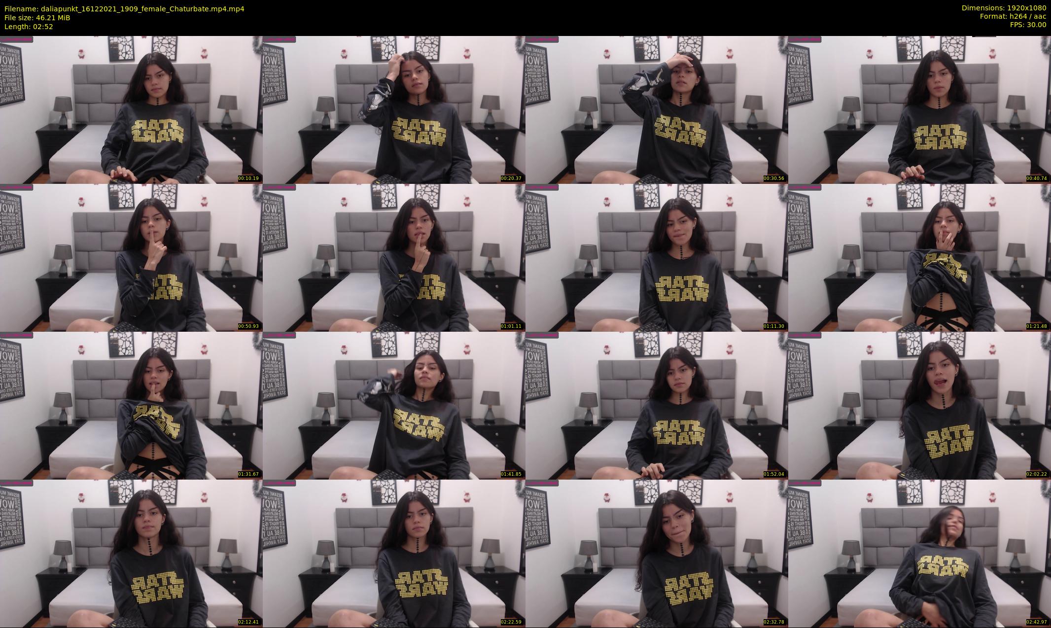 daliapunkt — 3 minute Chaturbate female cam show recording, 1080p, Dec 16, 2021