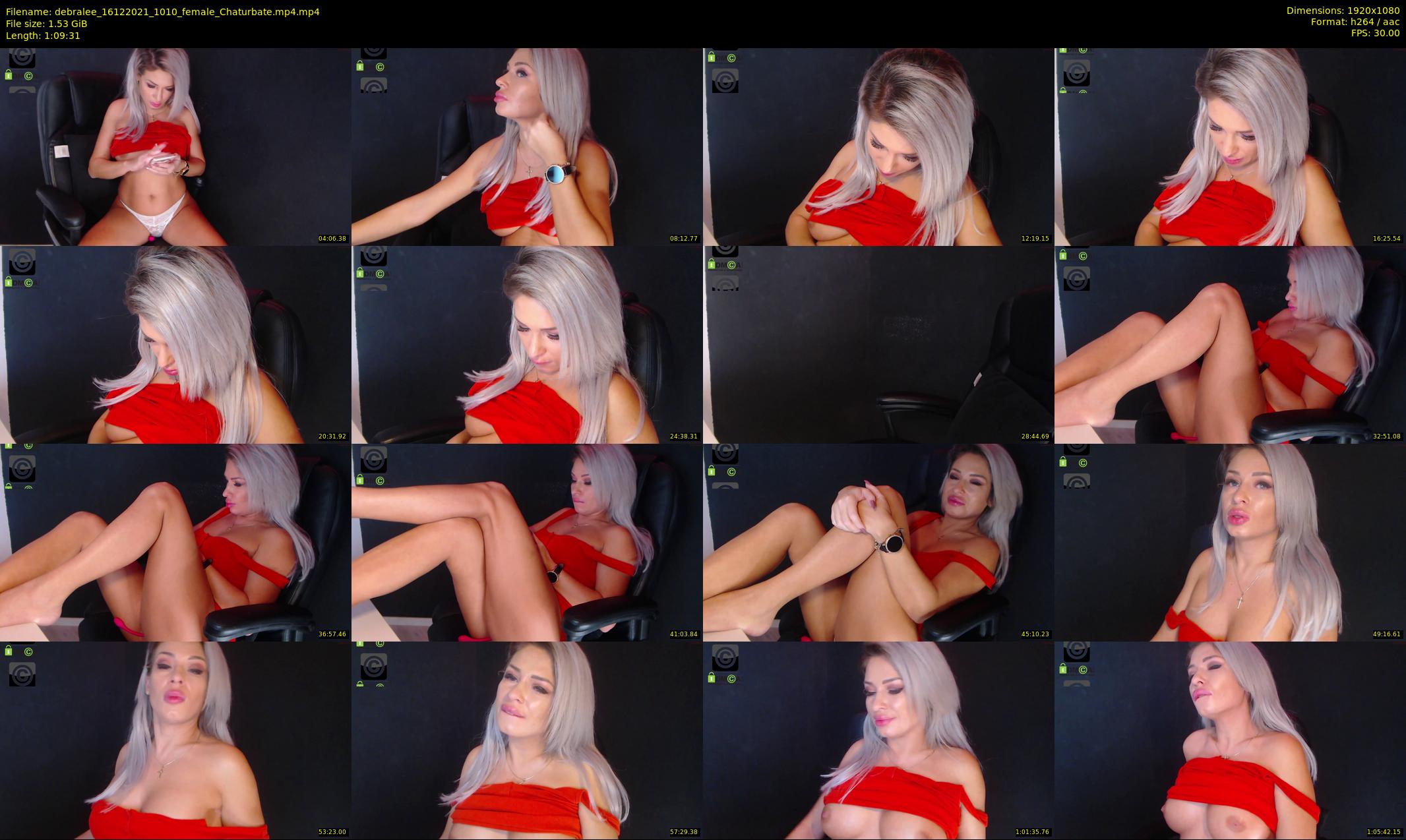 debralee — 70 minute Chaturbate female cam show recording, 1080p, Dec 16, 2021