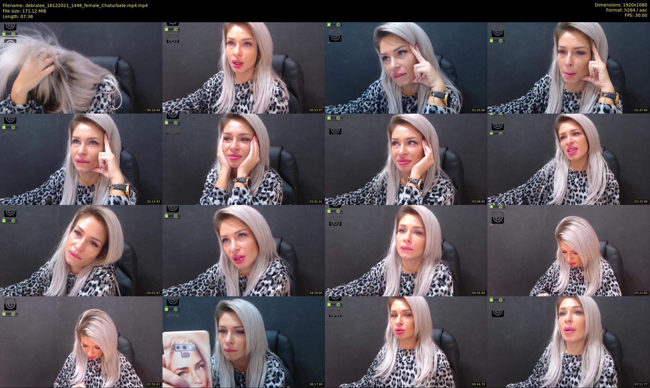 debralee — 8 minute Chaturbate female cam show recording, 1080p, Dec 16, 2021