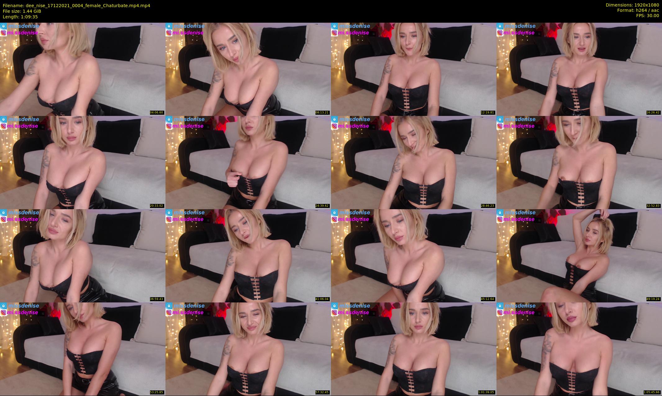 dee_nise — 70 minute Chaturbate female cam show recording, 1080p, Dec 17, 2021