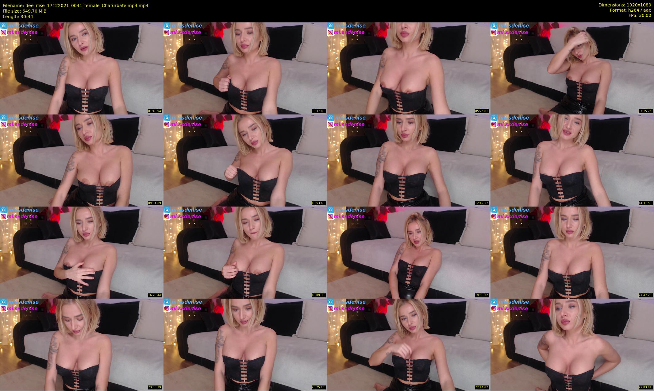dee_nise — 31 minute Chaturbate female cam show recording, 1080p, Dec 17, 2021