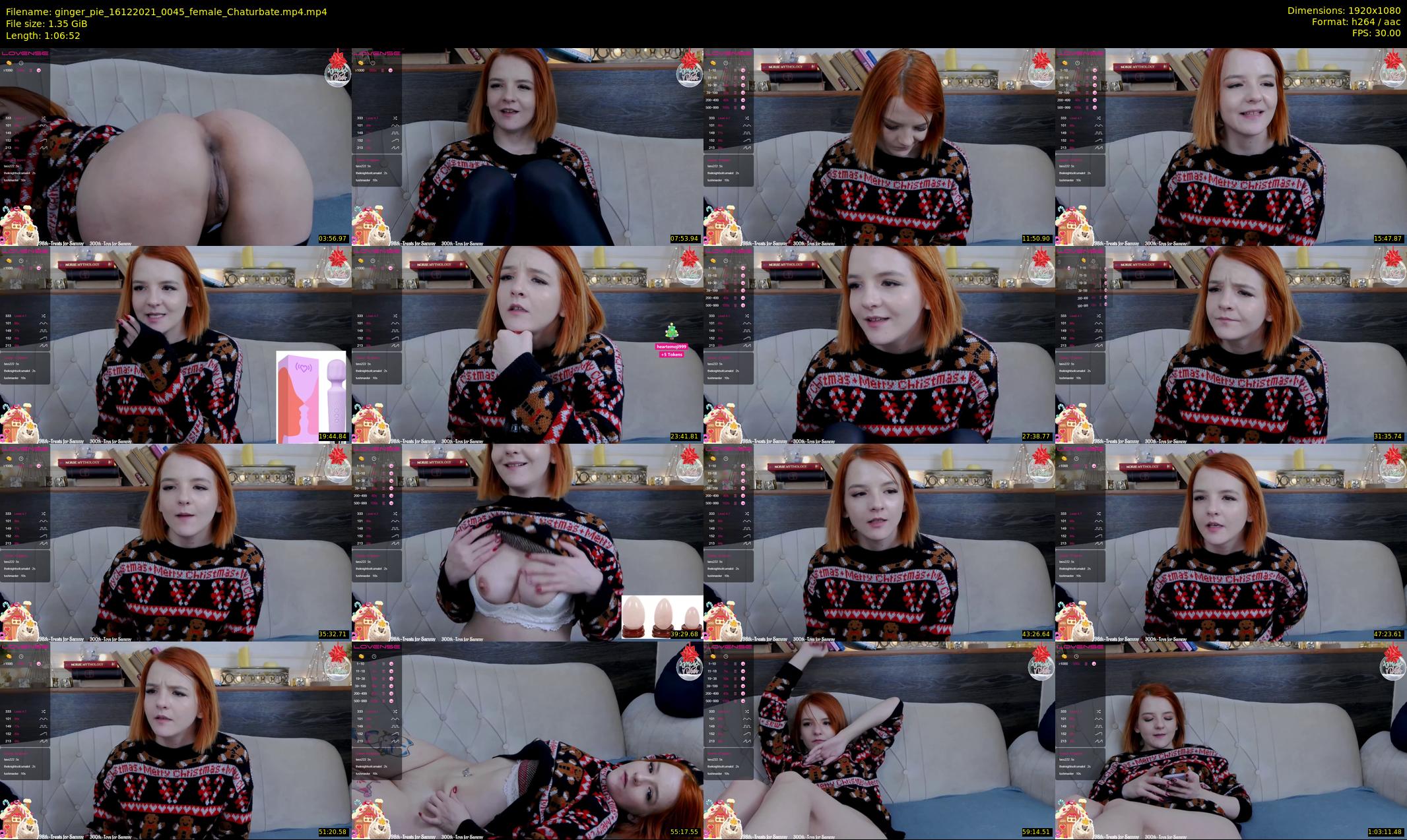 ginger_pie — 67 minute Chaturbate female cam show recording, 1080p, Dec 16, 2021