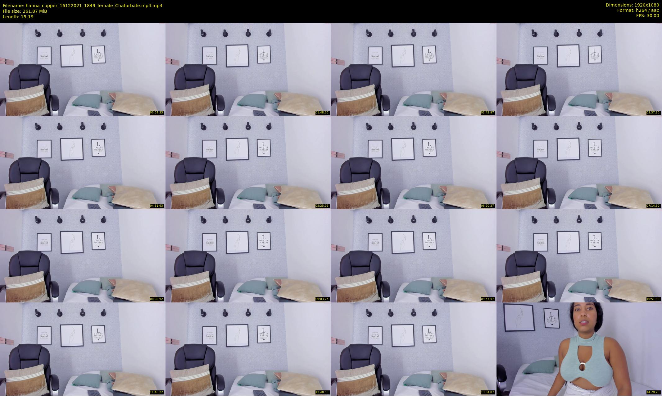 hanna_cupper — 16 minute Chaturbate female cam show recording, 1080p, Dec 16, 2021