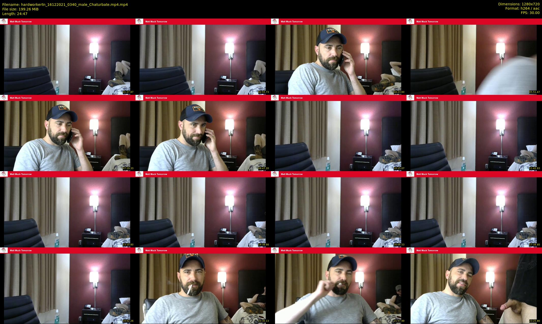 hardworkertn — 25 minute Chaturbate male cam show recording, 720p, Dec 16, 2021