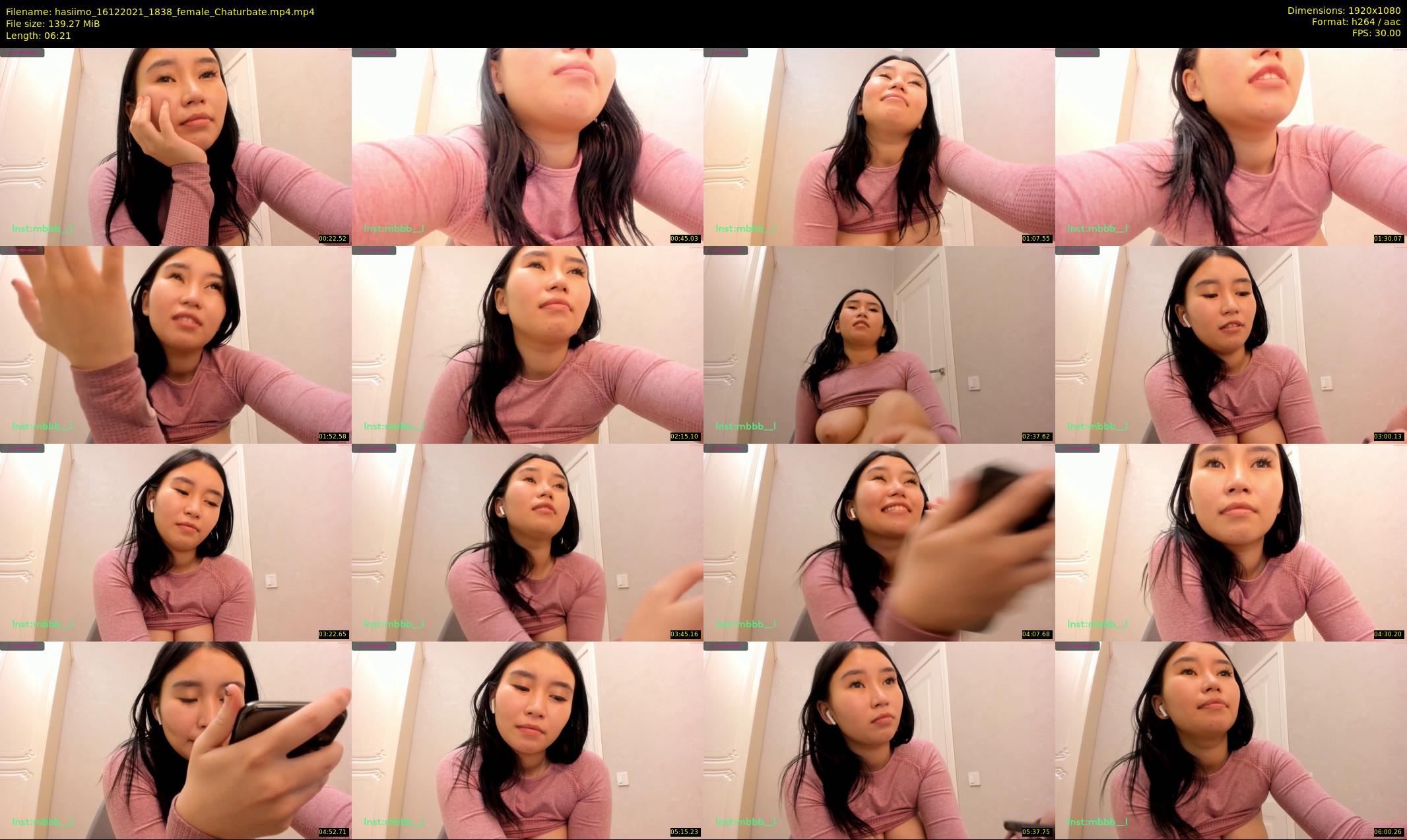 hasiimo — 7 minute Chaturbate female cam show recording, 1080p, Dec 16, 2021