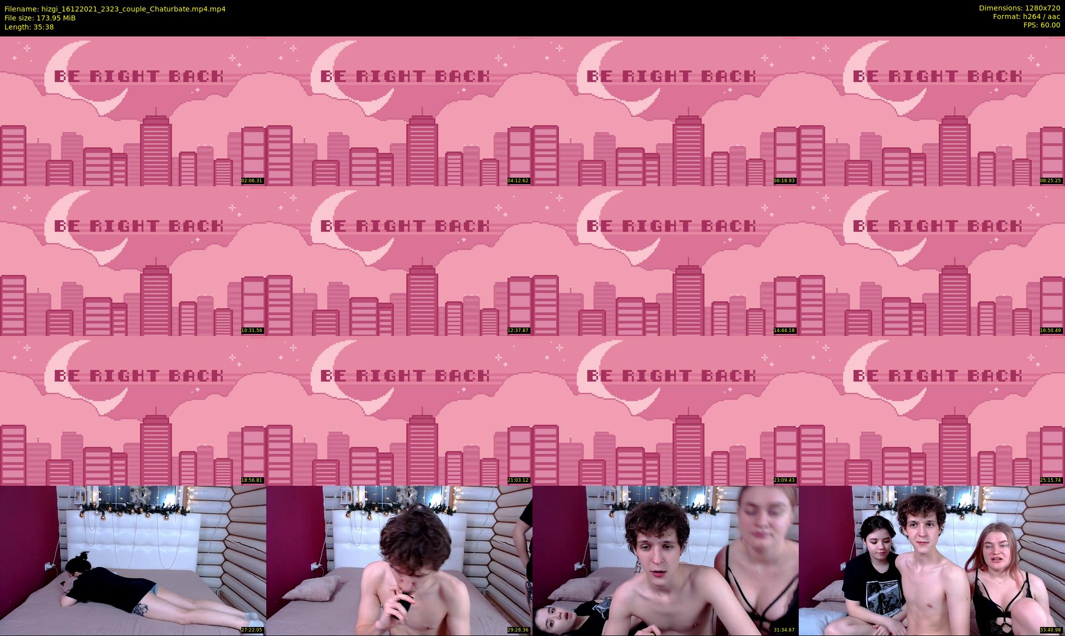 hizgi — 36 minute Chaturbate couple cam show recording, 720p, Dec 16, 2021
