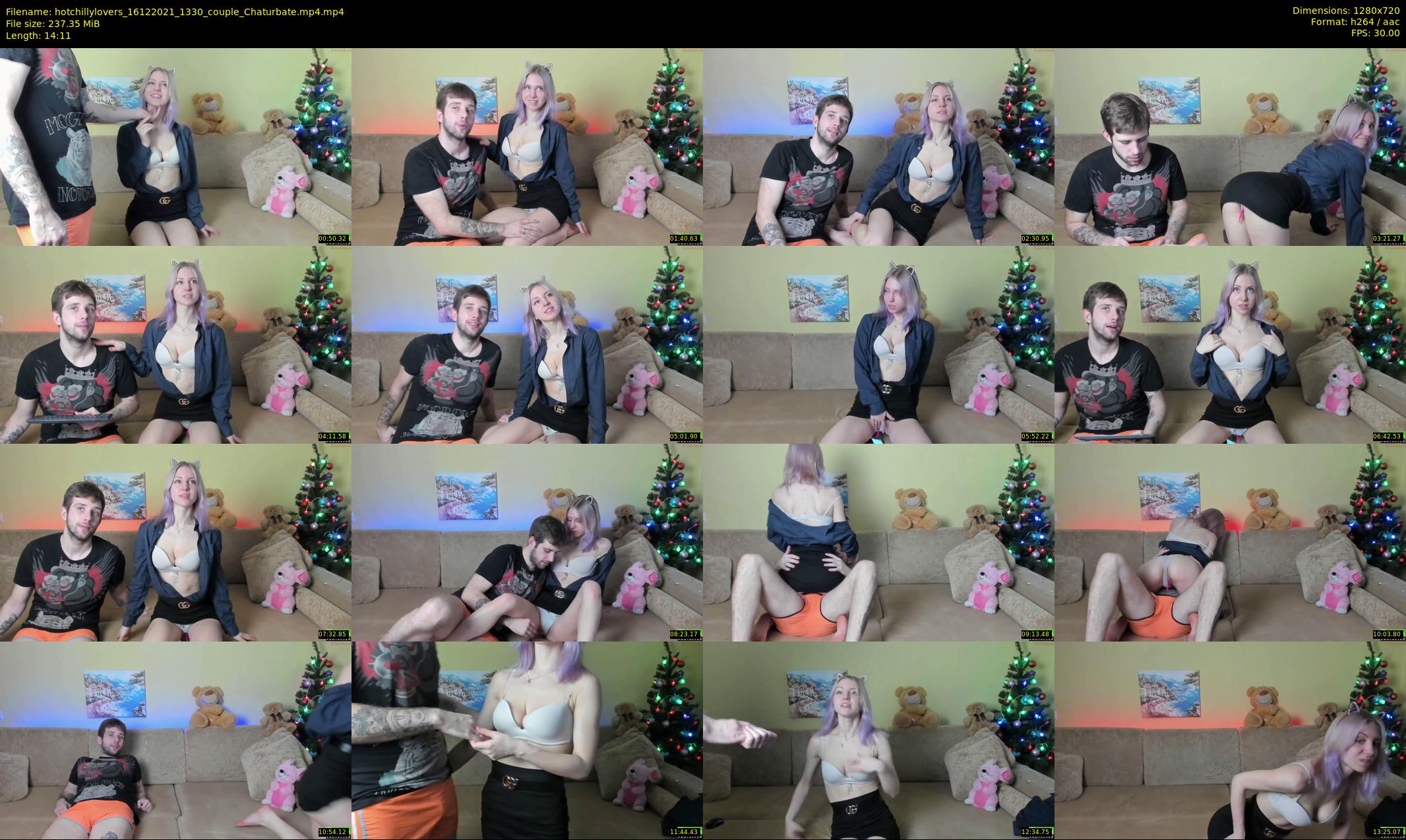 hotchillylovers — 15 minute Chaturbate couple cam show recording, 720p, Dec 16, 2021