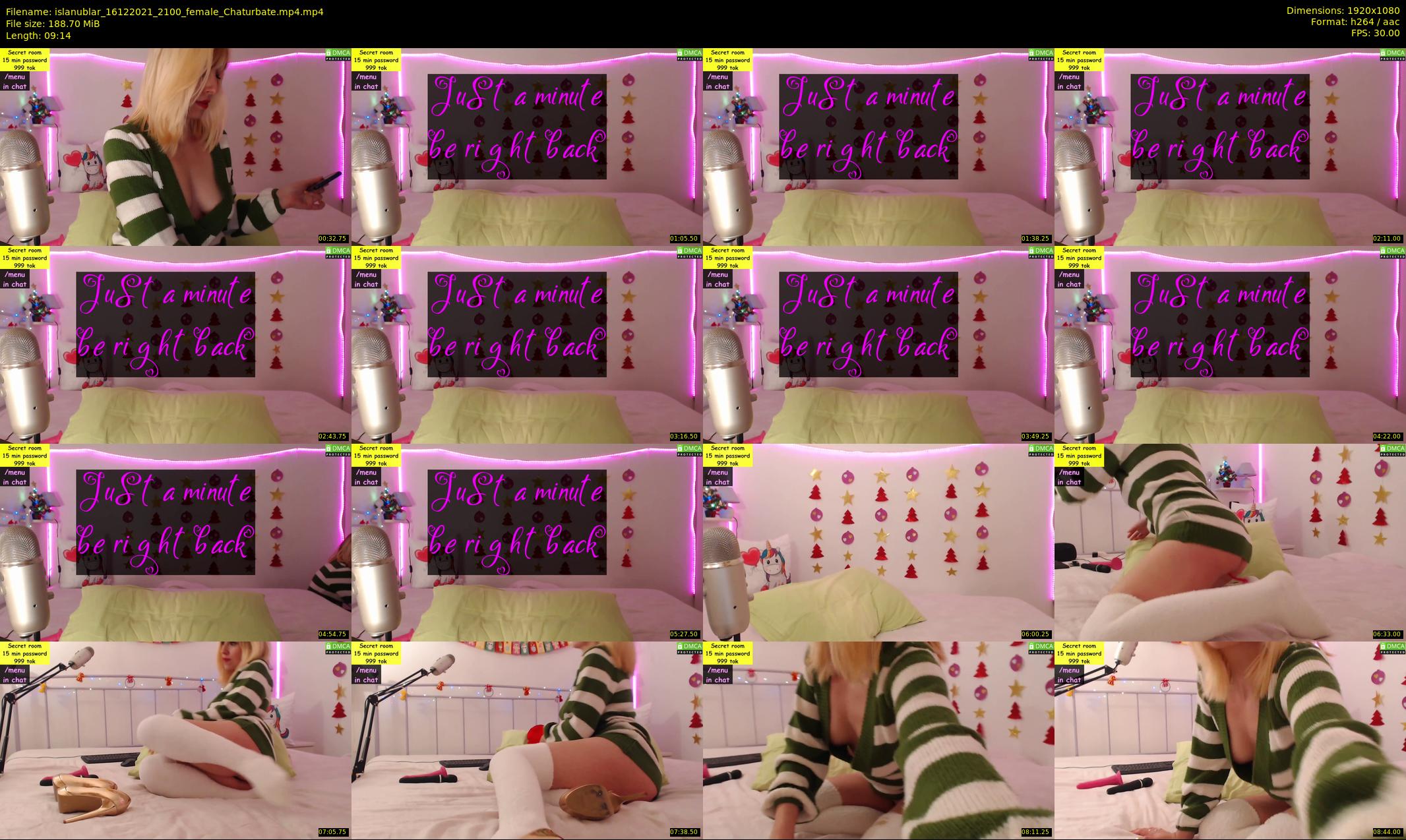 islanublar — 10 minute Chaturbate female cam show recording, 1080p, Dec 16, 2021
