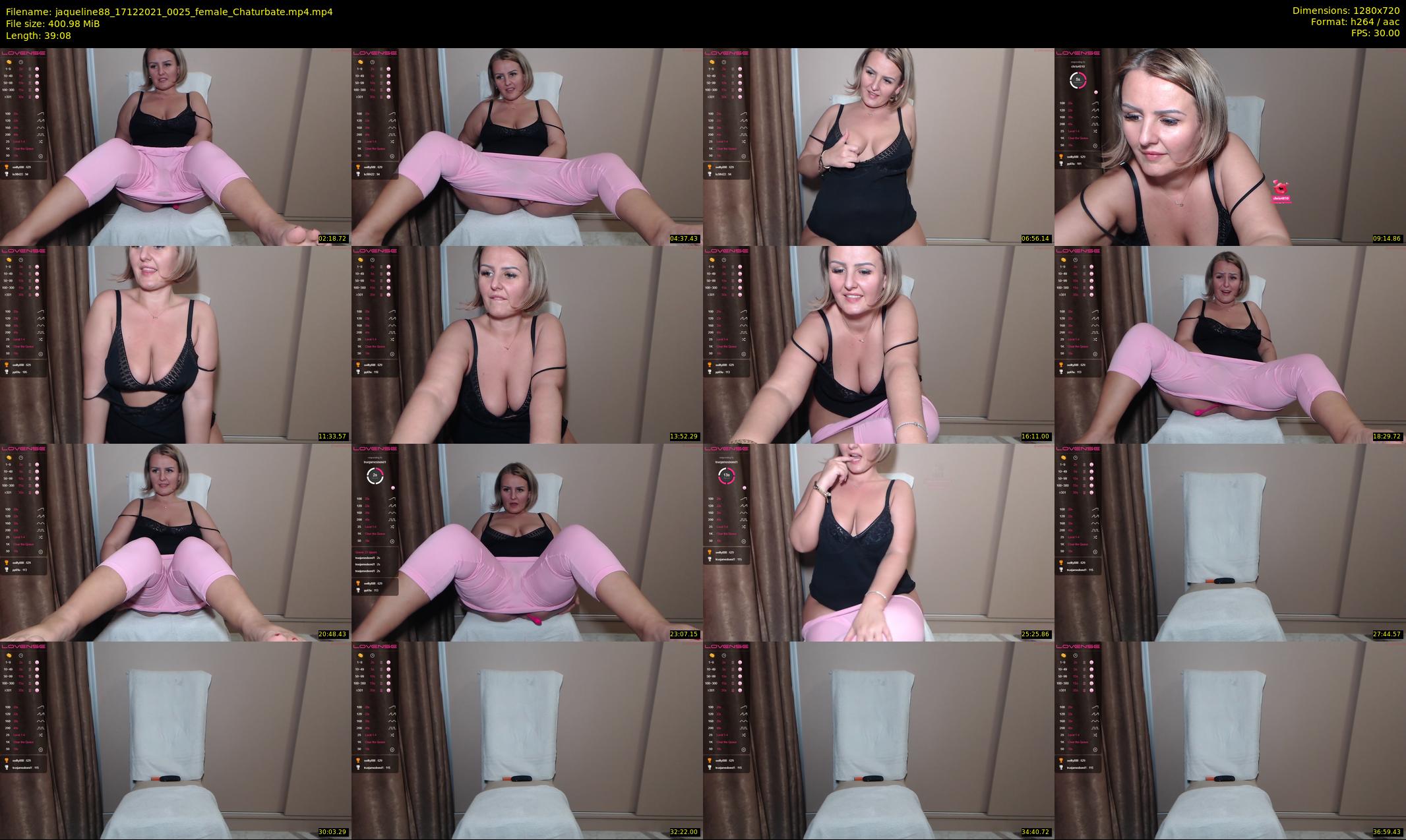 jaqueline88 — 40 minute Chaturbate female cam show recording, 720p, Dec 17, 2021