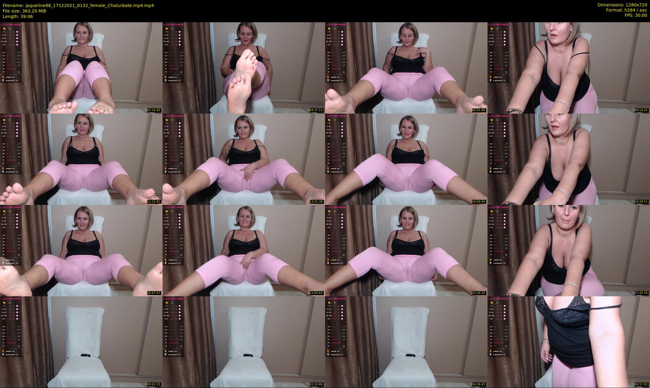 jaqueline88 — 40 minute Chaturbate female cam show recording, 720p, Dec 17, 2021