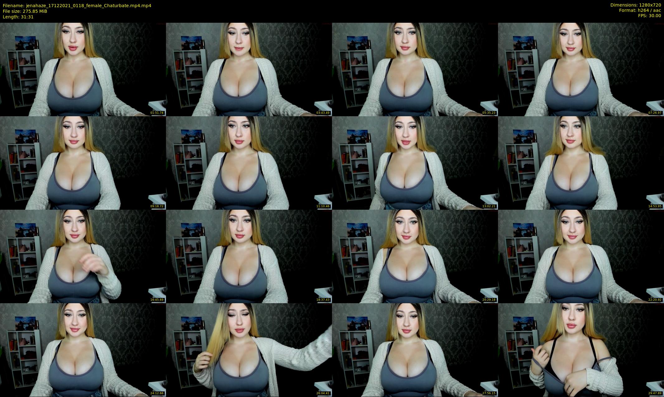 jenahaze — 32 minute Chaturbate female cam show recording, 720p, Dec 17, 2021