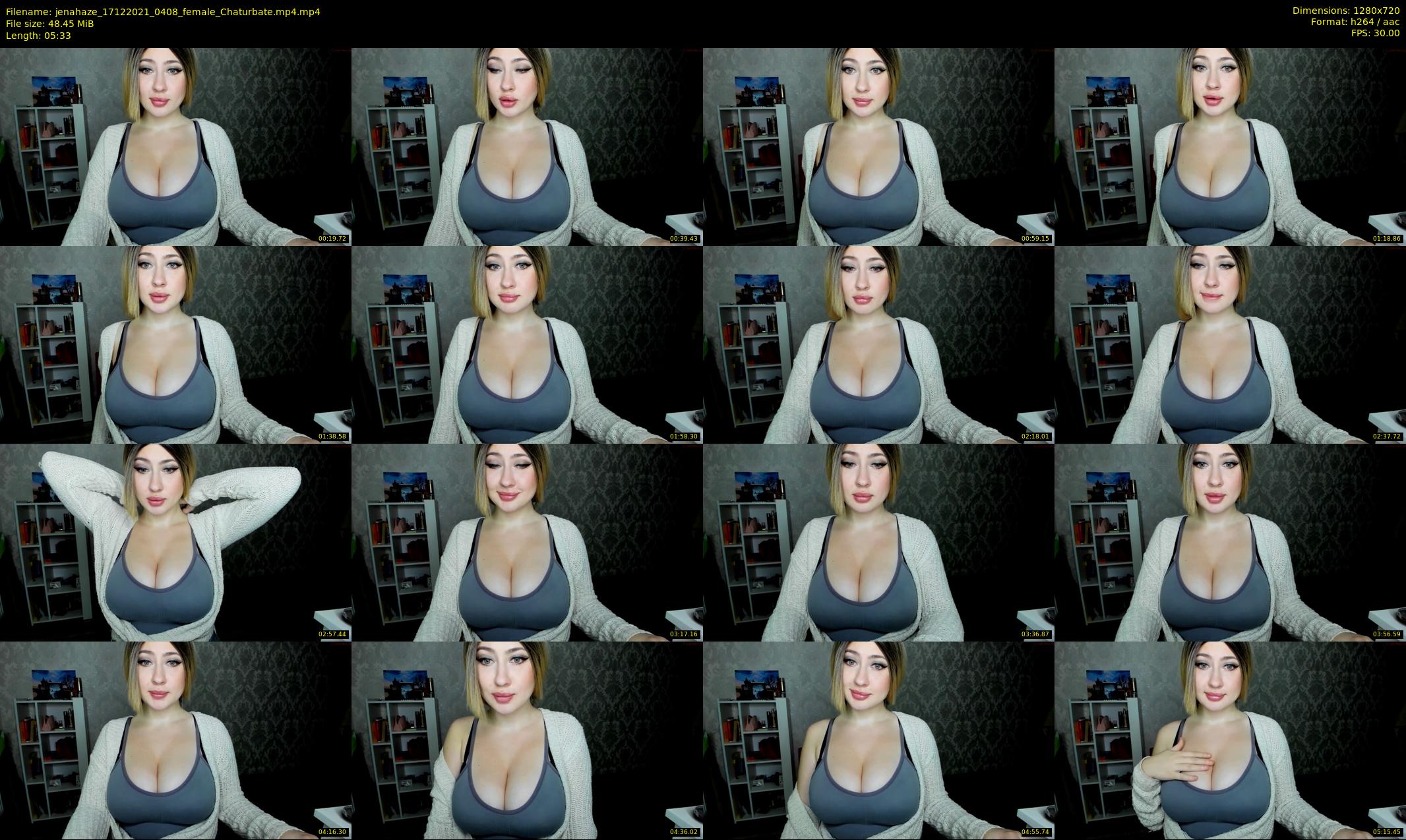 jenahaze — 6 minute Chaturbate female cam show recording, 720p, Dec 17, 2021