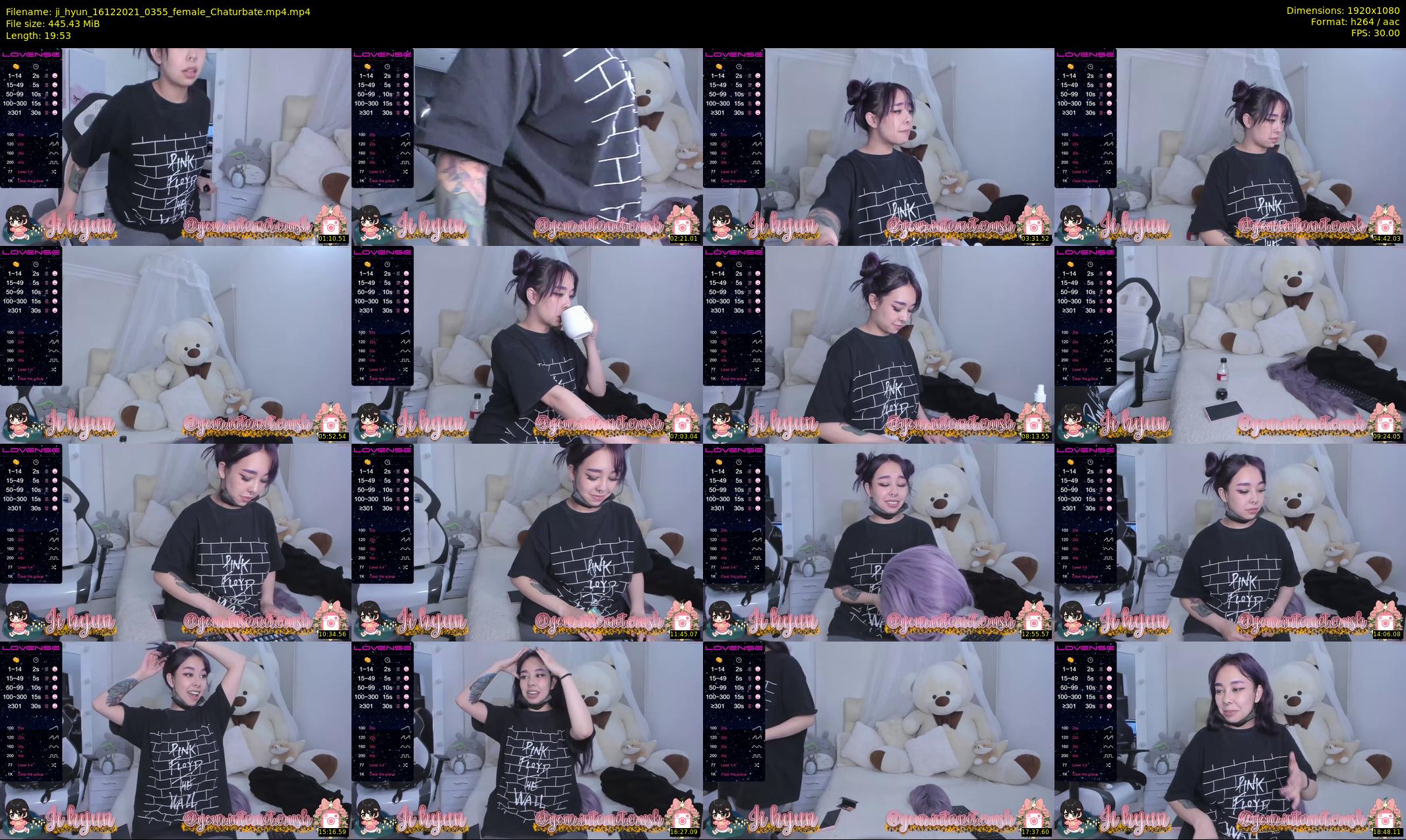 ji_hyun — 20 minute Chaturbate female cam show recording, 1080p, Dec 16, 2021