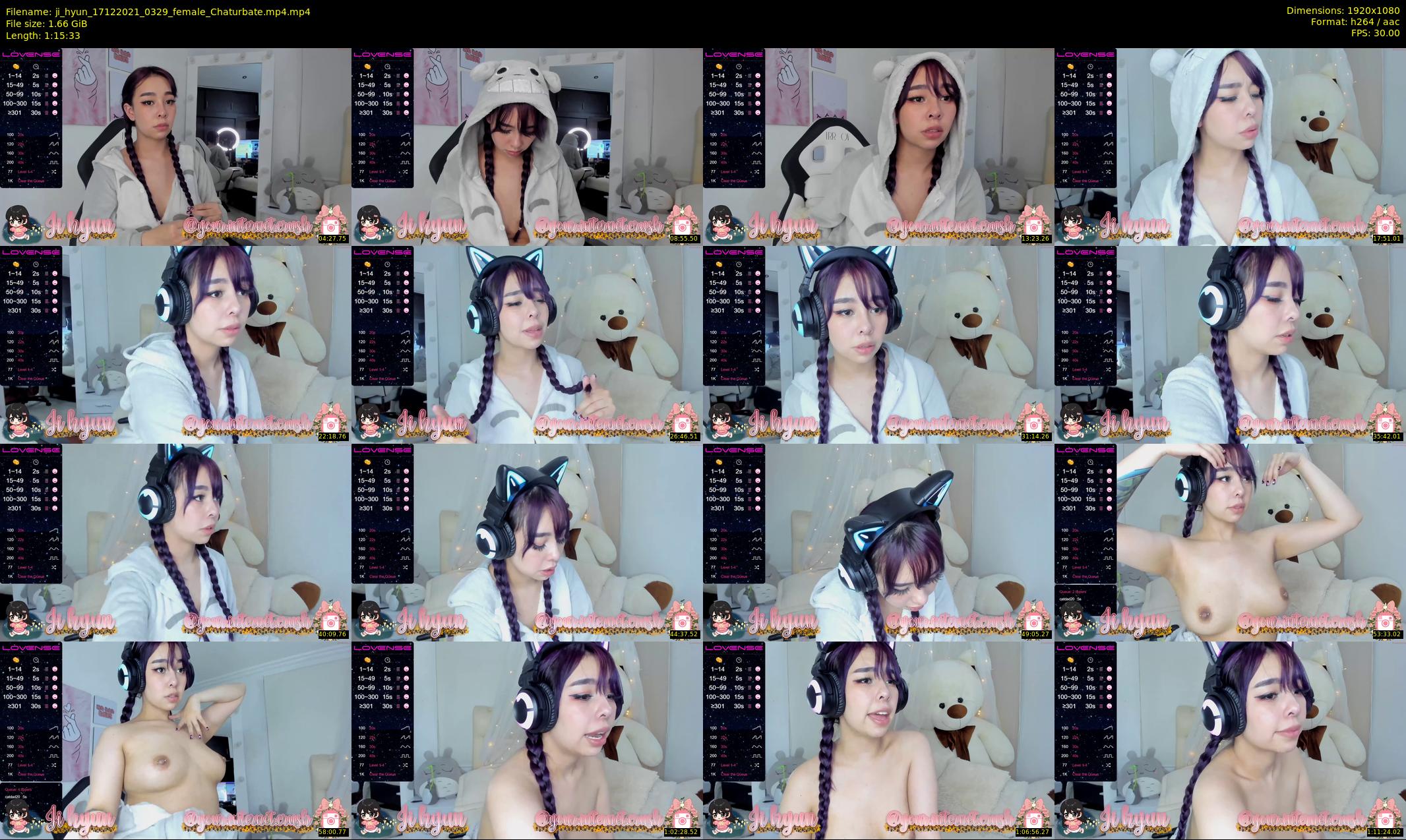 ji_hyun — 76 minute Chaturbate female cam show recording, 1080p, Dec 17, 2021