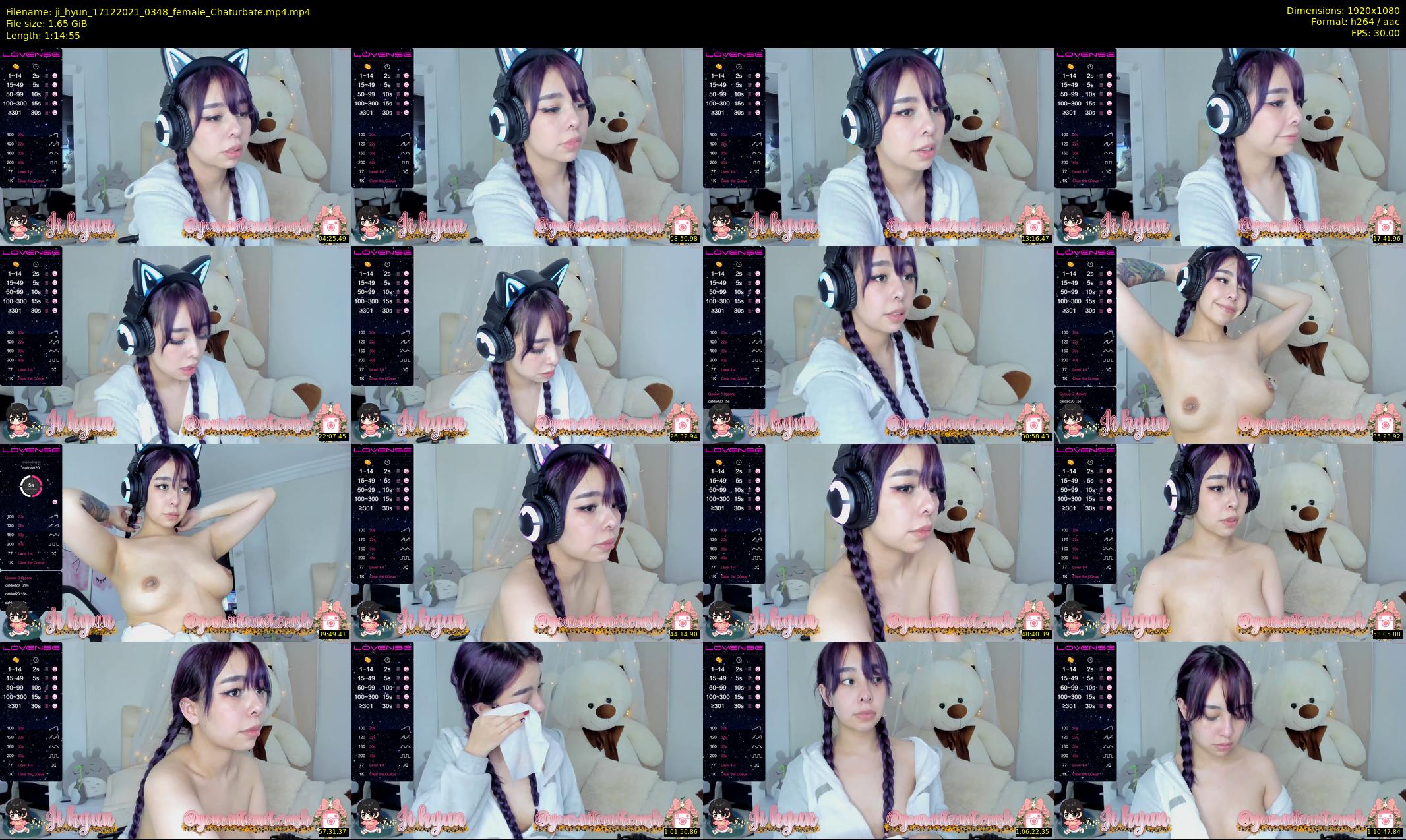 ji_hyun — 75 minute Chaturbate female cam show recording, 1080p, Dec 17, 2021
