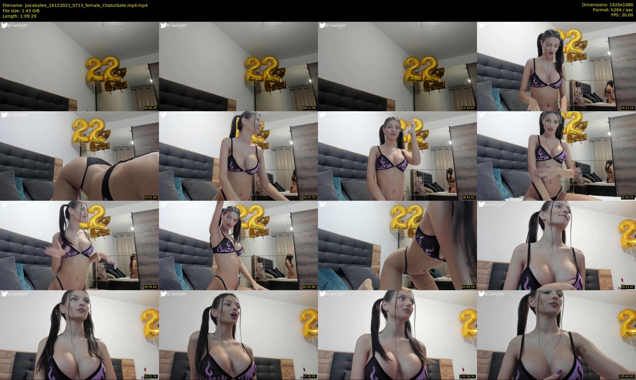 juicekatee — 70 minute Chaturbate female cam show recording, 1080p, Dec 16, 2021