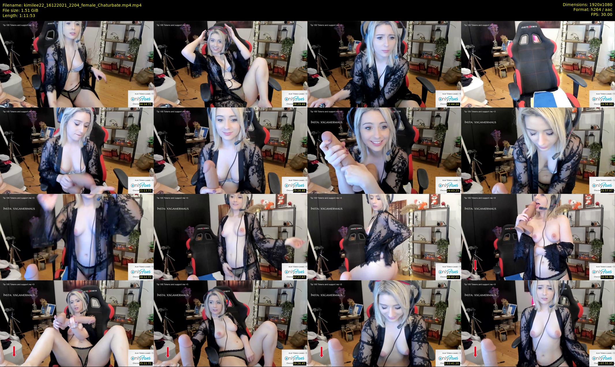 kimilee22 — 72 minute Chaturbate female cam show recording, 1080p, Dec 16, 2021