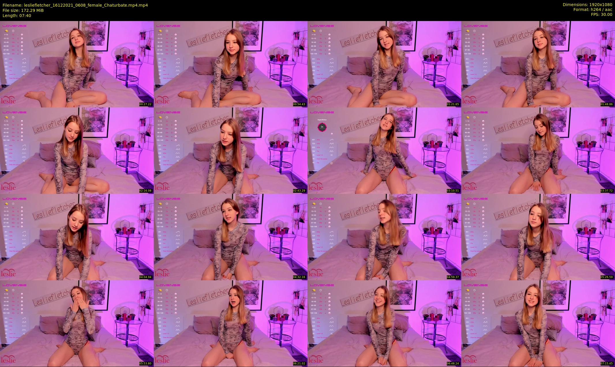 lesliefletcher — 8 minute Chaturbate couple cam show recording, 1080p, Dec 16, 2021