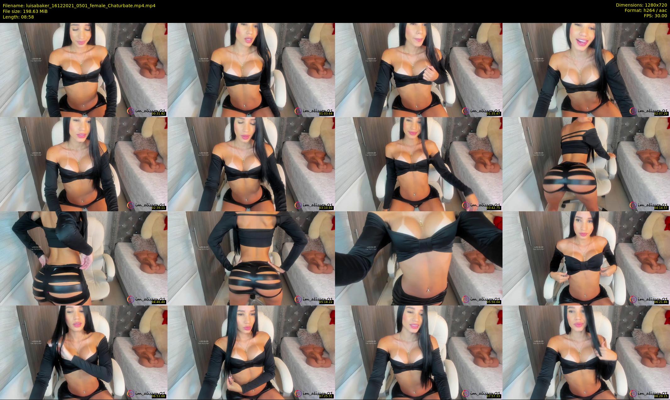 luisabaker — 9 minute Chaturbate female cam show recording, 720p, Dec 16, 2021