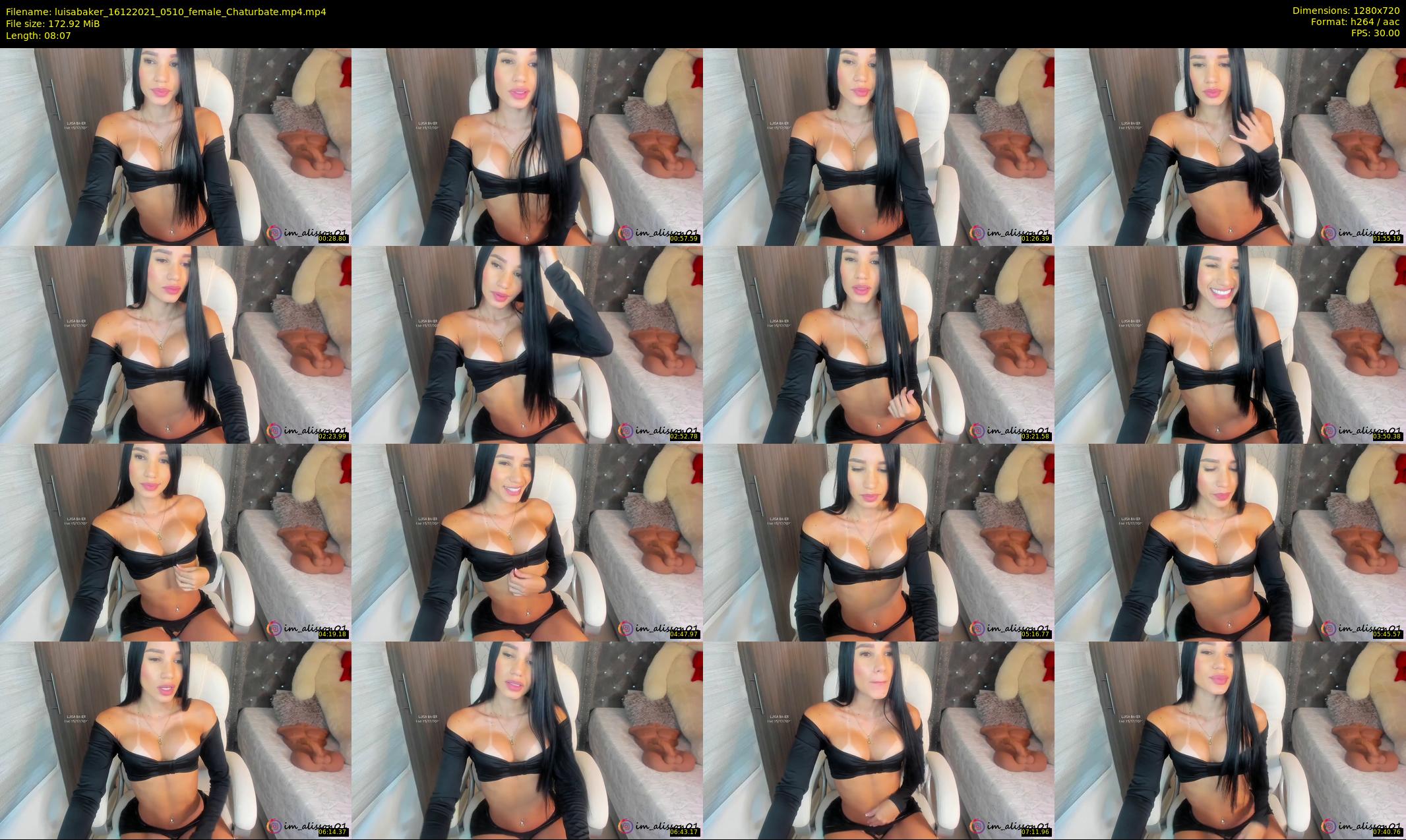 luisabaker — 9 minute Chaturbate female cam show recording, 720p, Dec 16, 2021