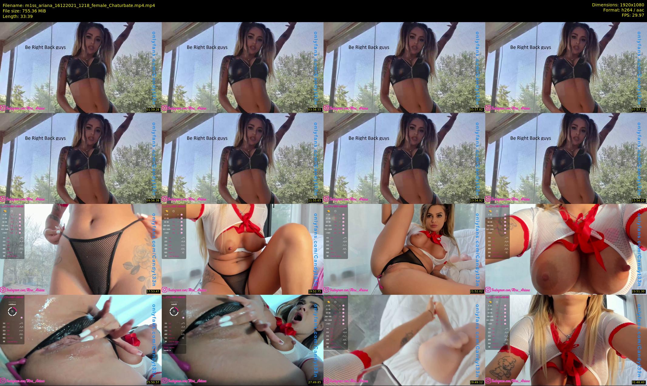 m1ss_ariana — 34 minute Chaturbate female cam show recording, 1080p, Dec 16, 2021