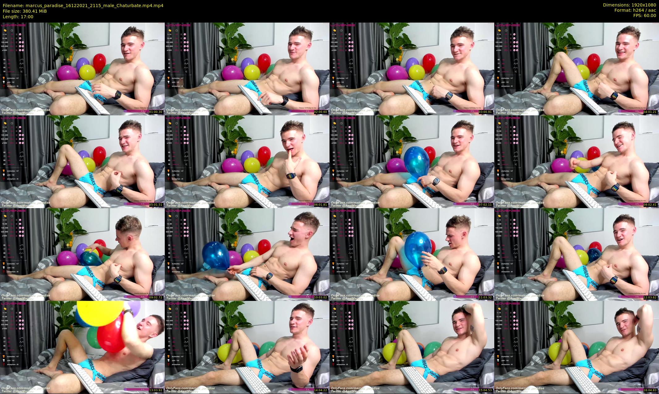 marcus_paradise — 17 minute Chaturbate male cam show recording, 1080p, Dec 16, 2021