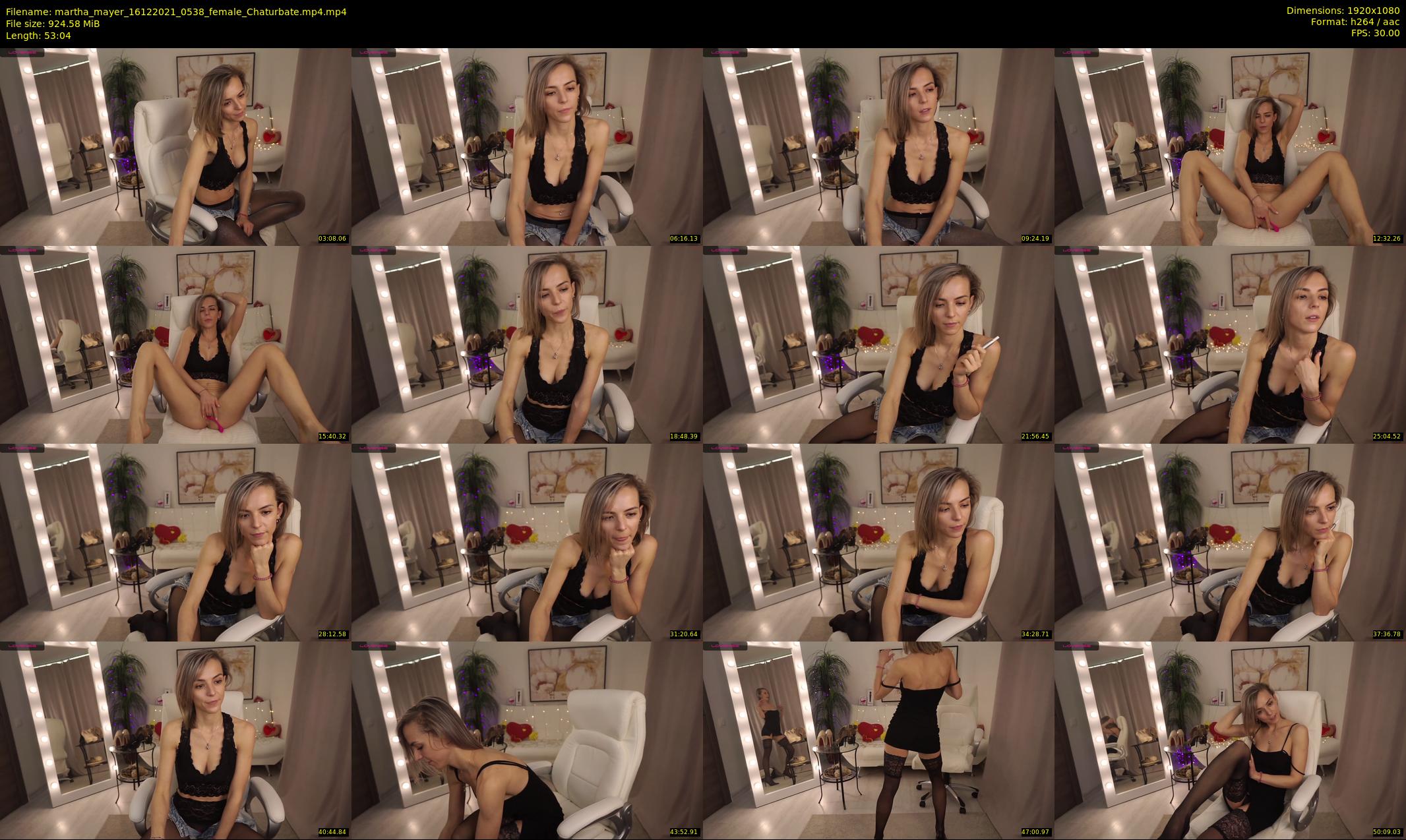 martha_mayer — 54 minute Chaturbate female cam show recording, 1080p, Dec 16, 2021