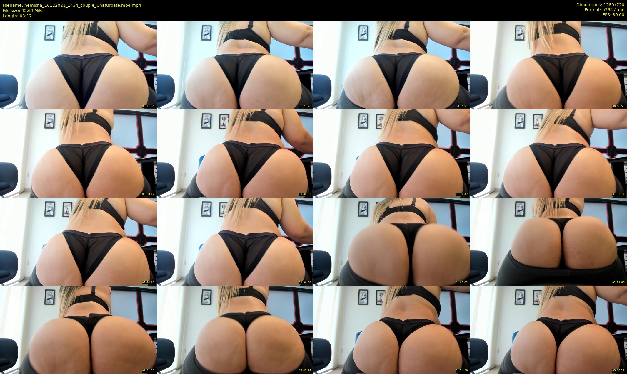 nemisha — 4 minute Chaturbate female cam show recording, 720p, Dec 16, 2021