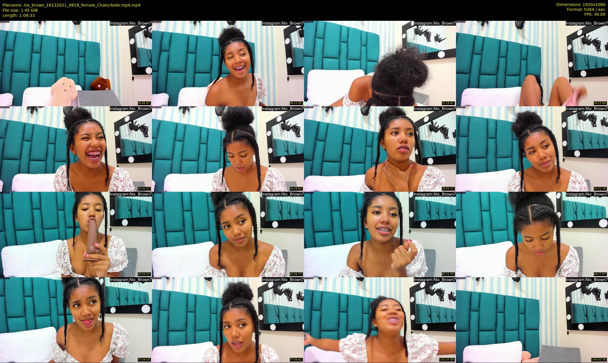 nix_brown — 70 minute Chaturbate female cam show recording, 1080p, Dec 16, 2021