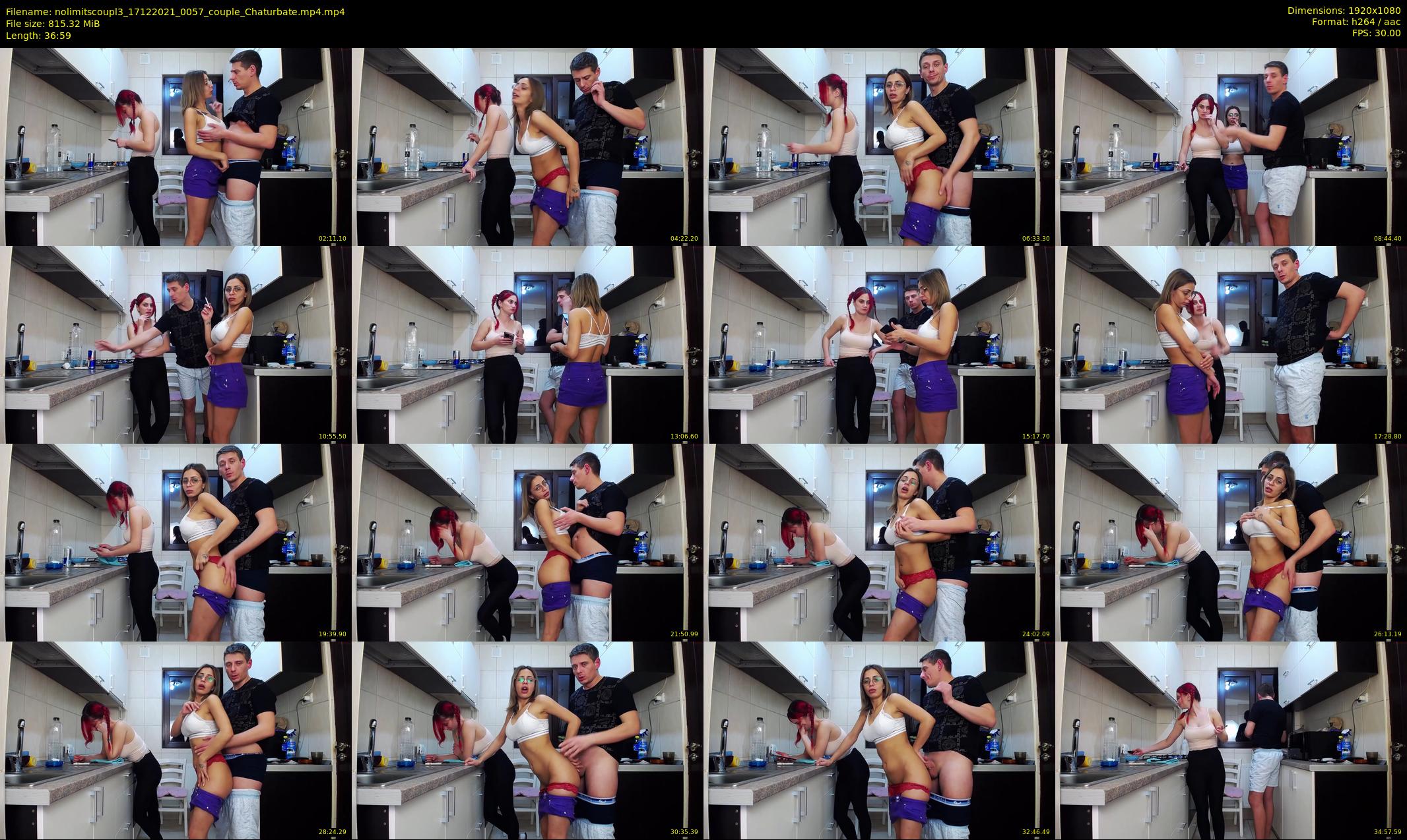 nolimitscoupl3 — 37 minute Chaturbate couple cam show recording, 1080p, Dec 17, 2021