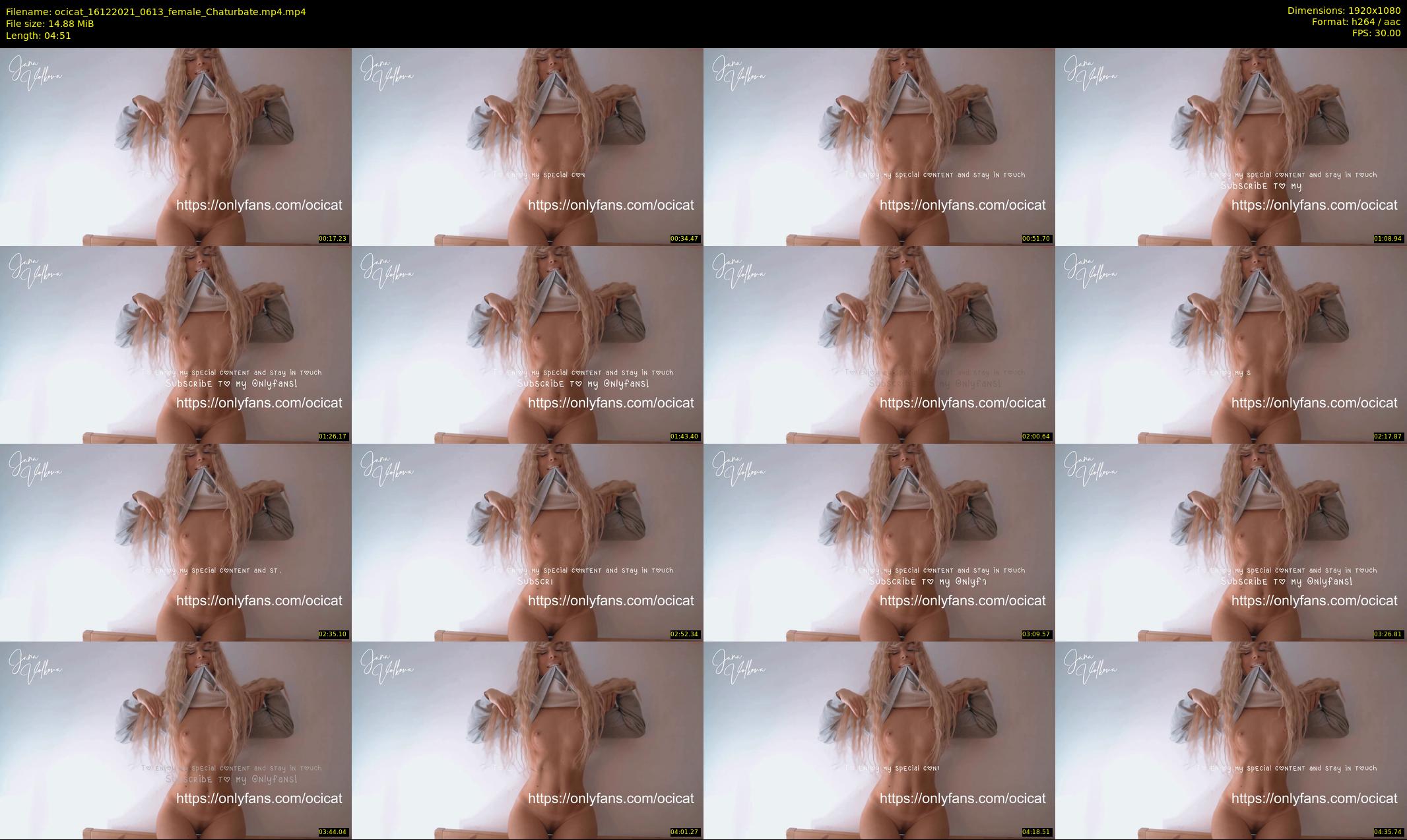 ocicat — 5 minute Chaturbate female cam show recording, 1080p, Dec 16, 2021