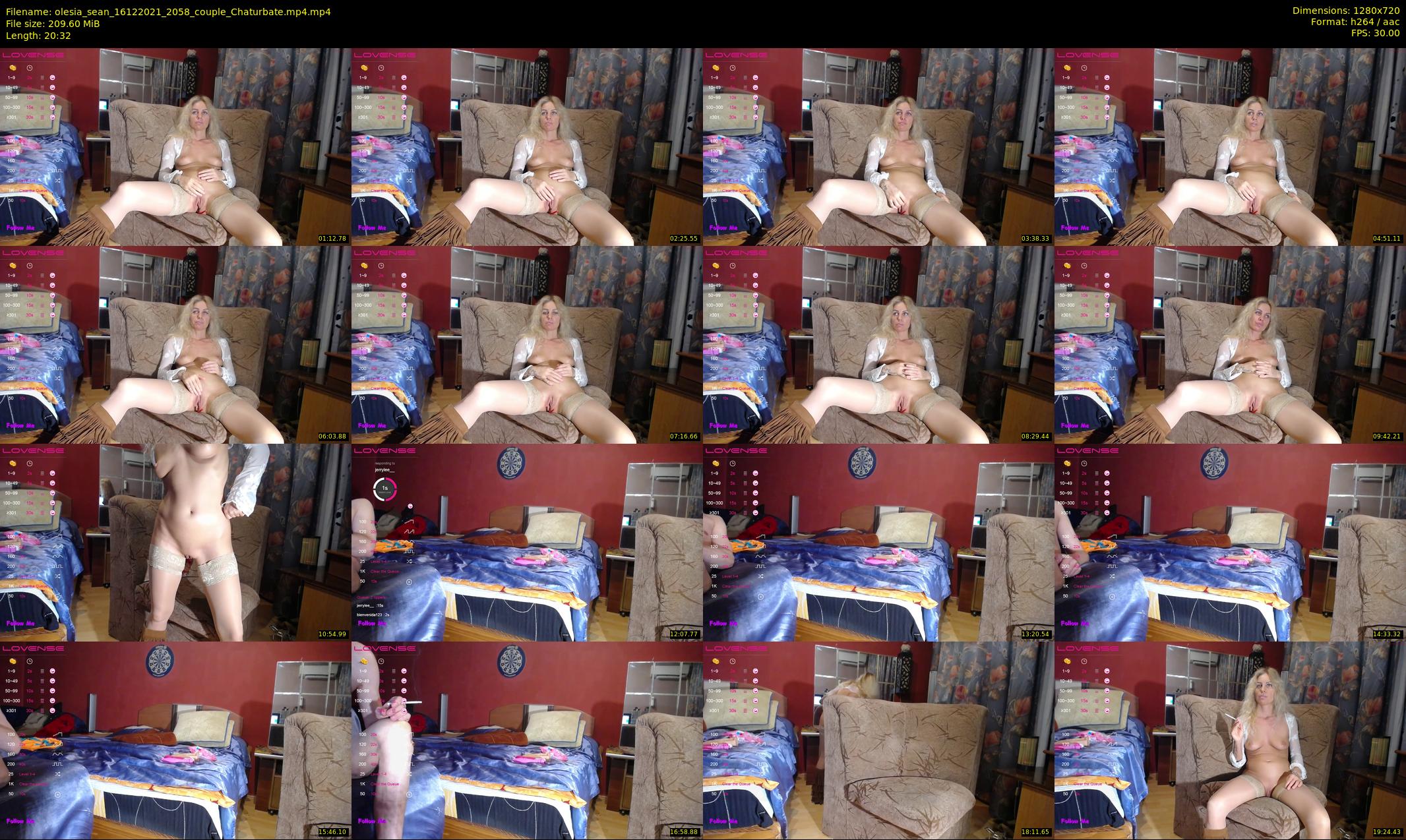 olesia_sean — 21 minute Chaturbate couple cam show recording, 720p, Dec 16, 2021