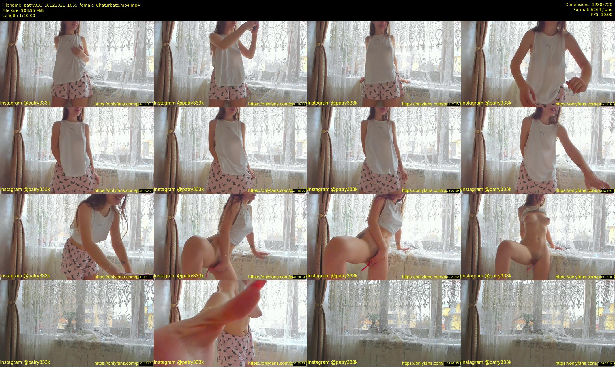 patry333 — 70 minute Chaturbate female cam show recording, 720p, Dec 16, 2021