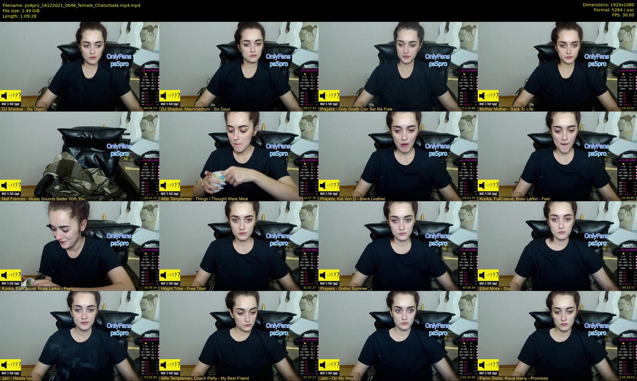 ps4pro — 70 minute Chaturbate female cam show recording, 1080p, Dec 16, 2021